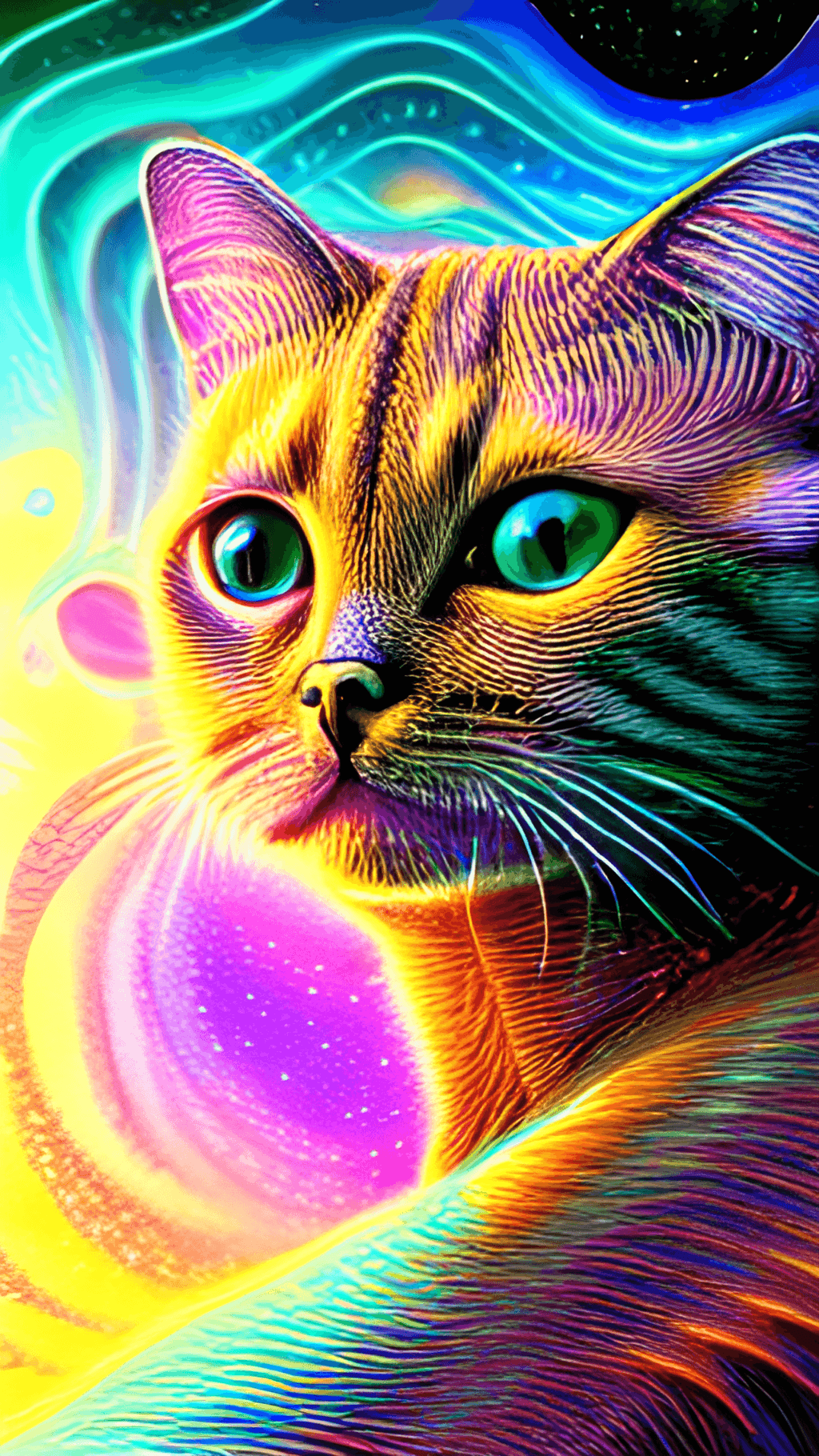 Weird Core Aesthetic Cat Digital