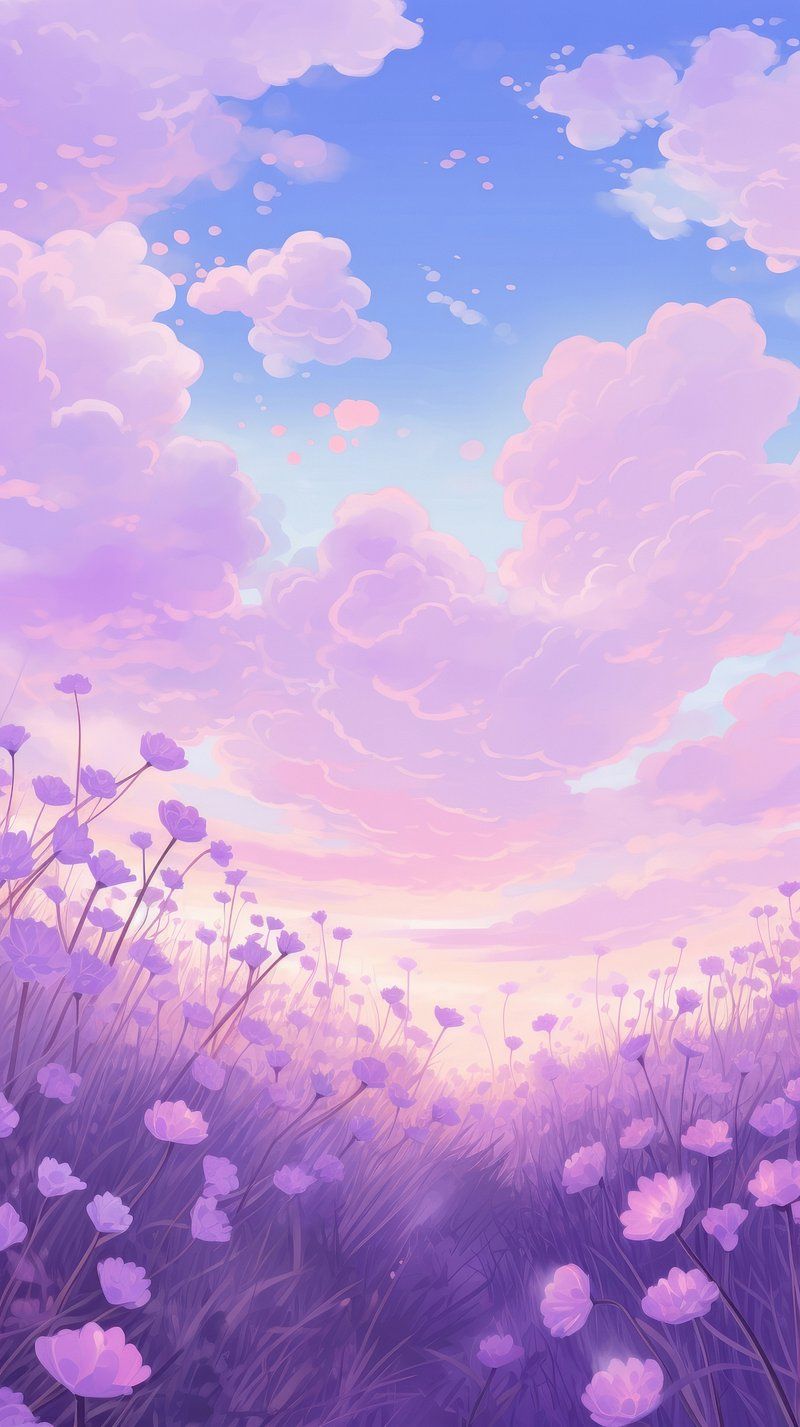 Pastel Purple Plain Wallpaper Image