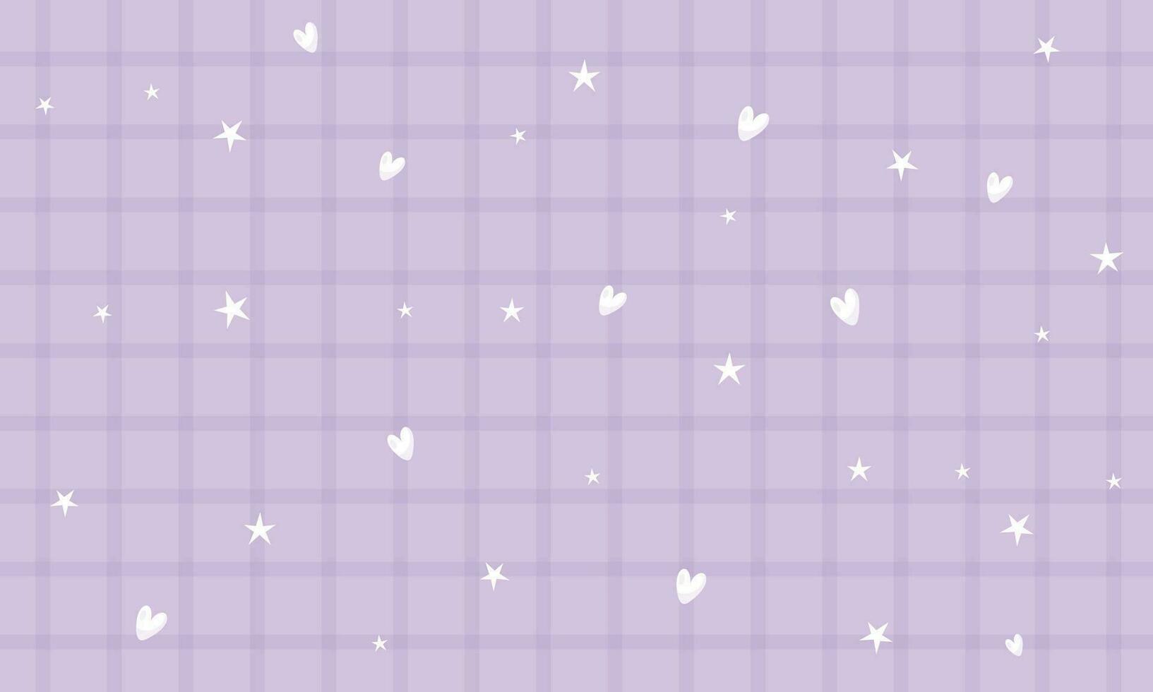 Vector cute purple gingham plaid