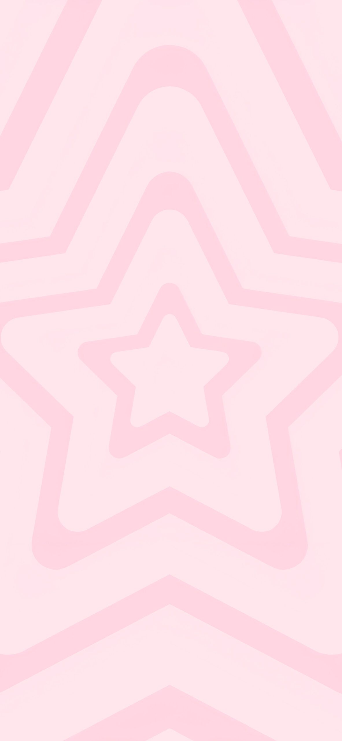 Pink Preppy Star Pattern Wallpaper