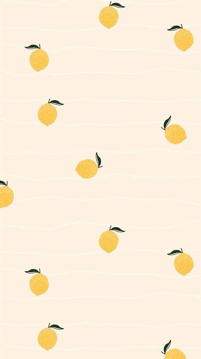 Lemon iPhone wallpaper, cute