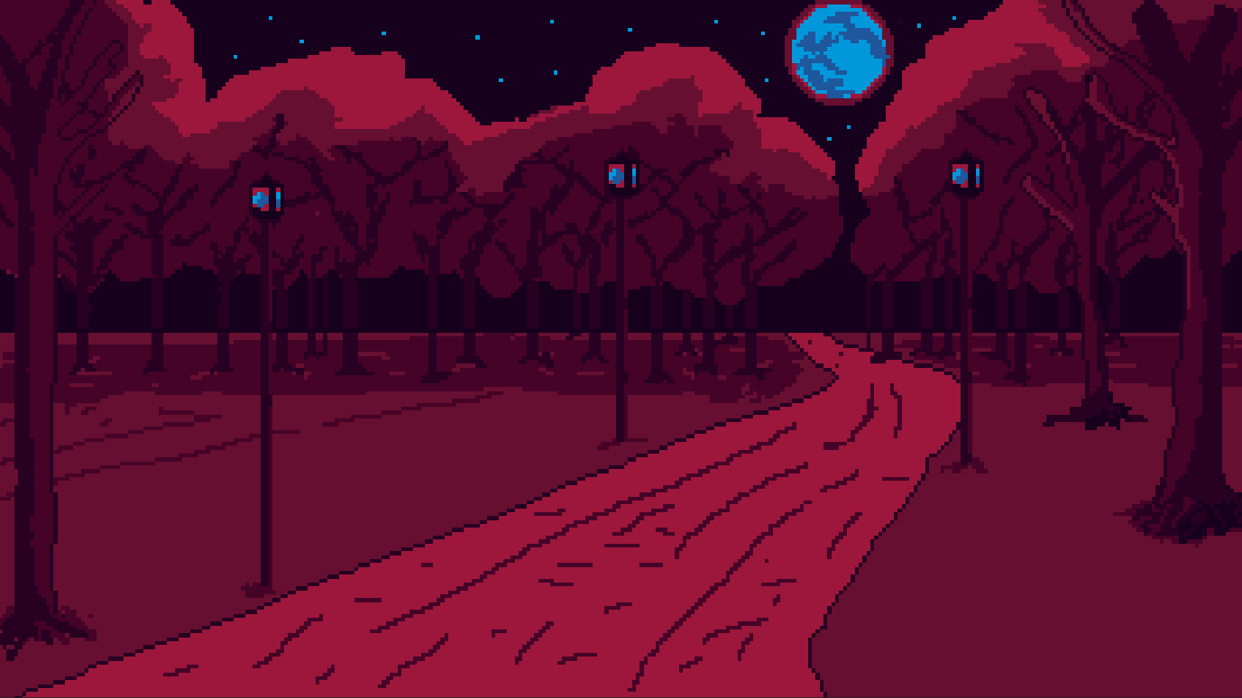 It's my first pixel art background, any