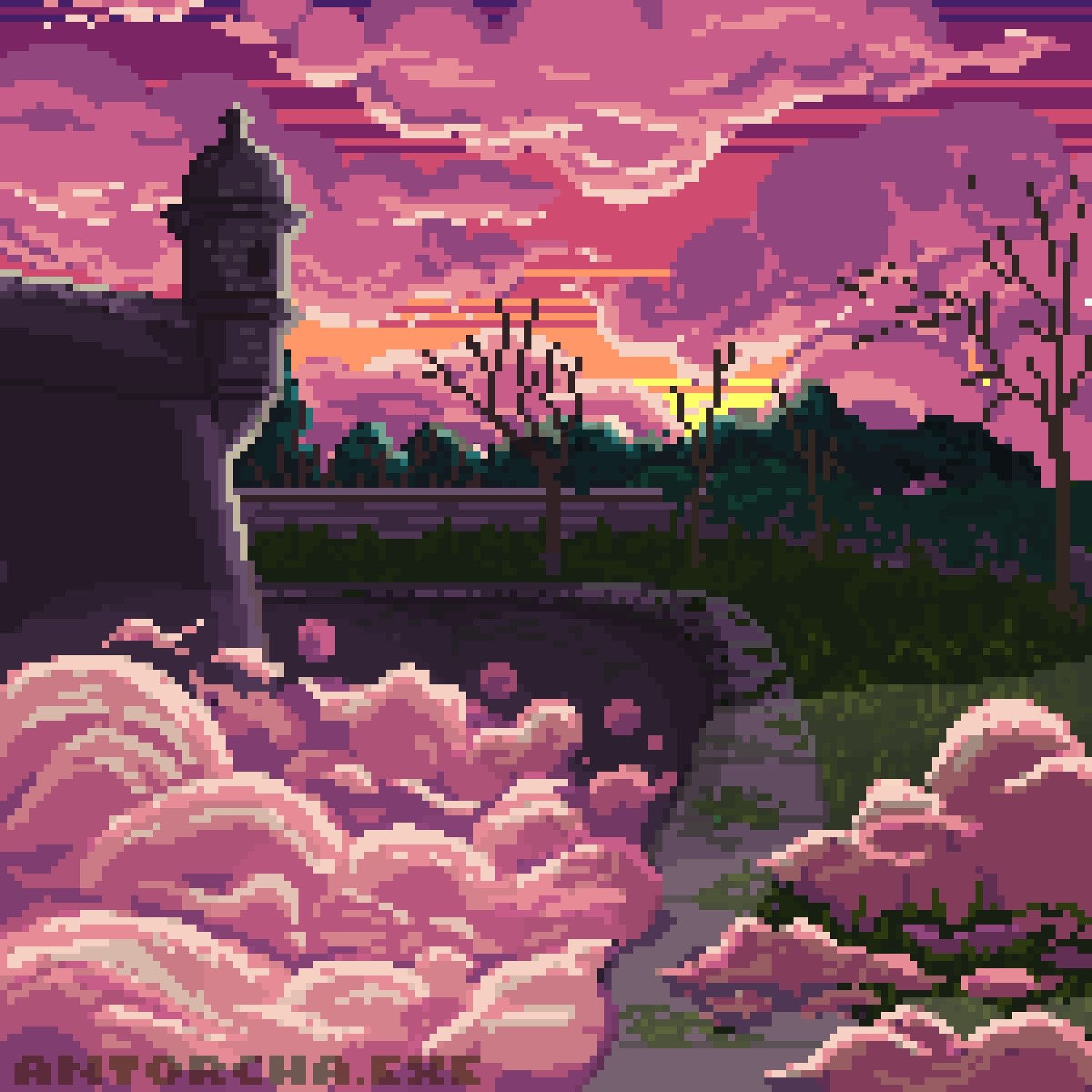 Do pixel art background