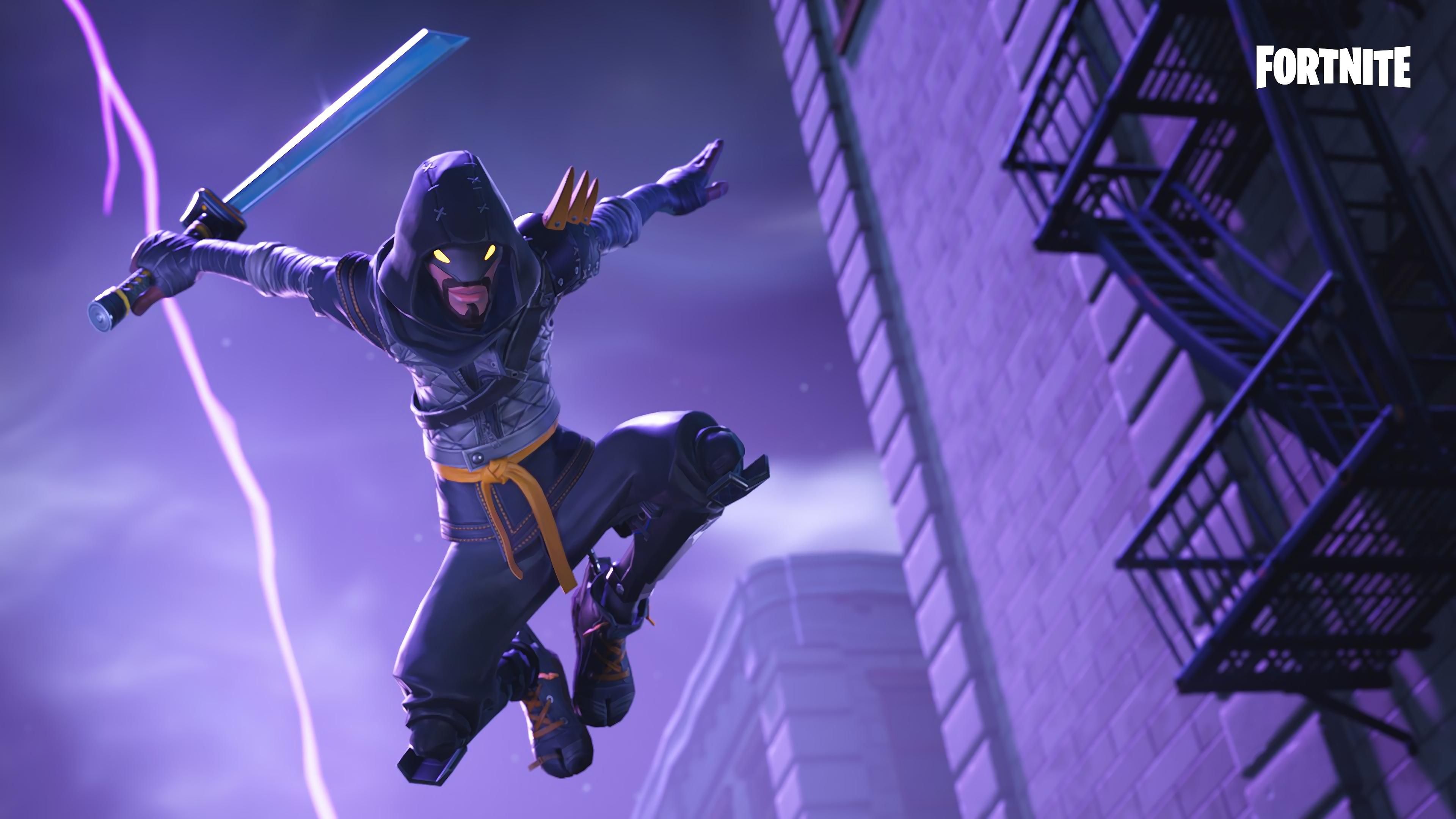 Ninja 4K Fortnite Wallpaper