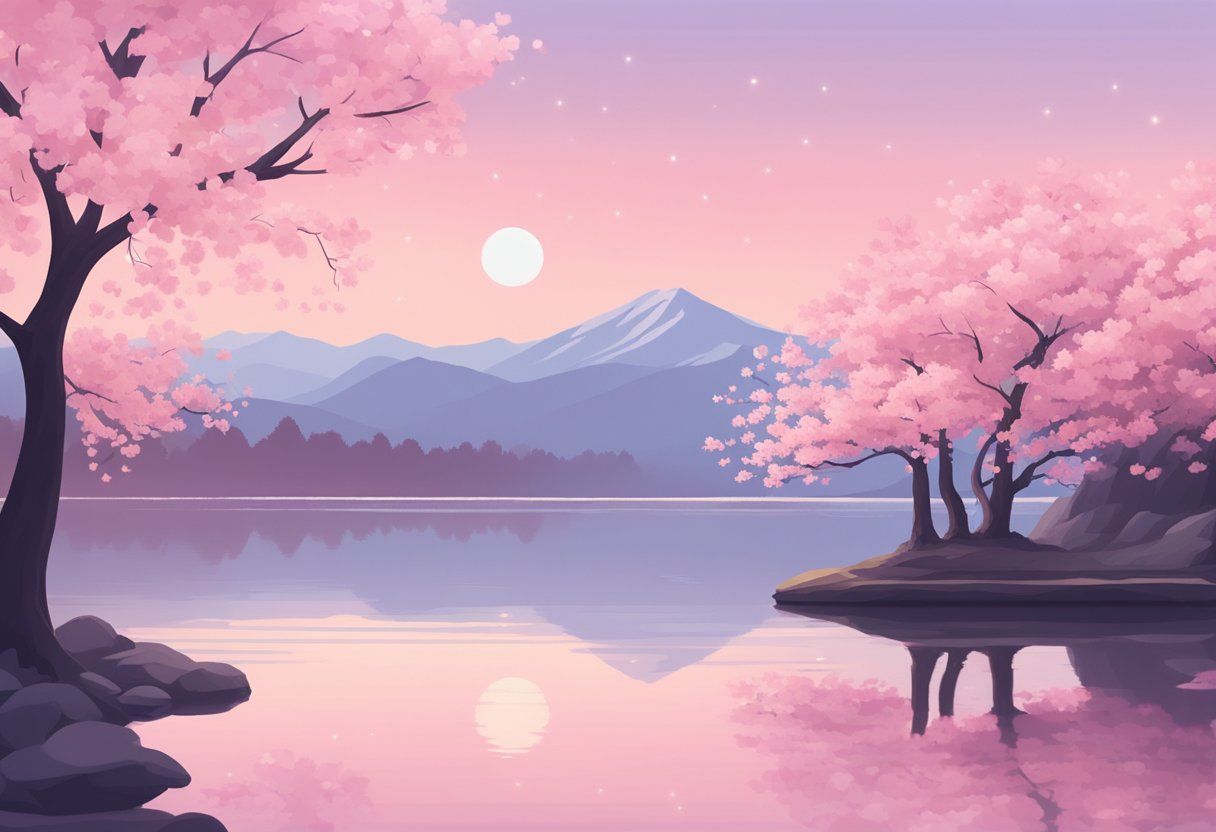 Calming, cherry blossom