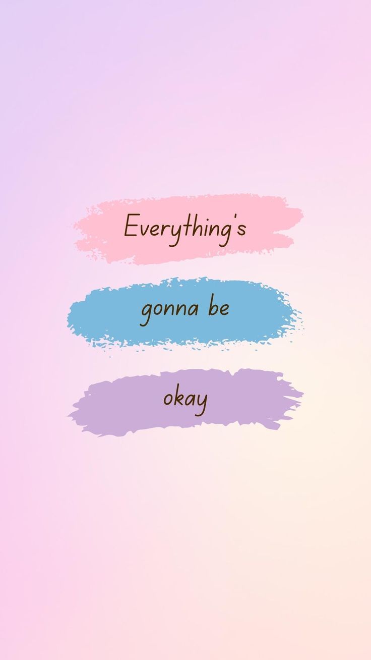 Colorful Minimalist Quote Phone Wallpaper