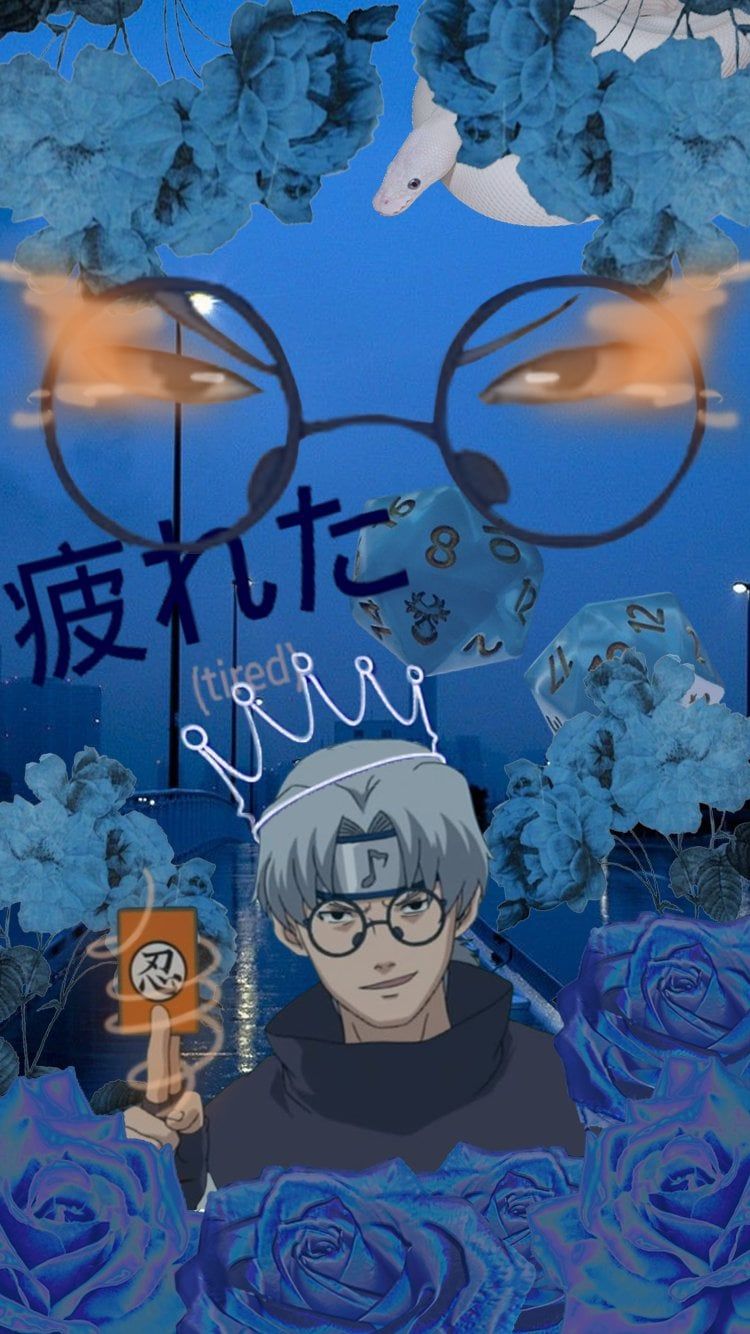 blue kabuto aesthetic wallpaper! feel