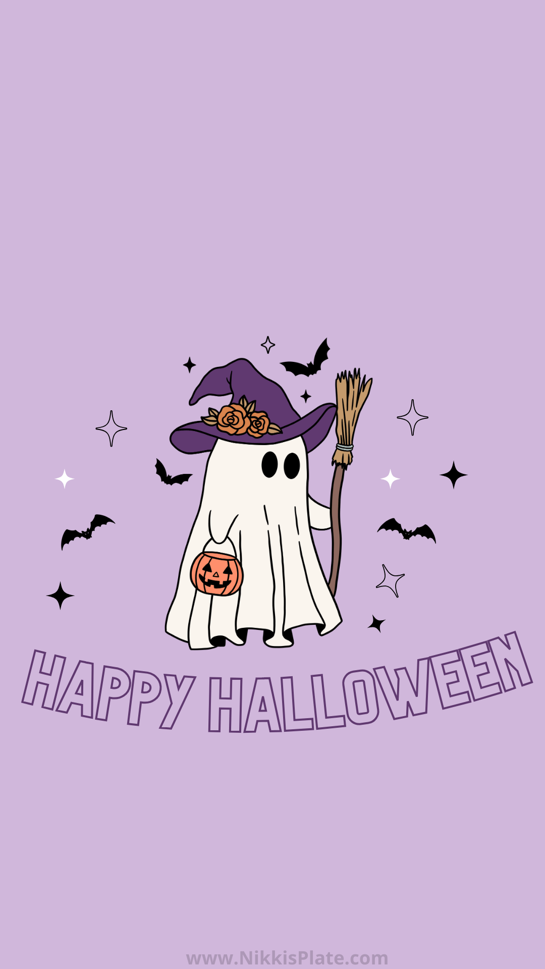 Cute Halloween iPhone Wallpaper