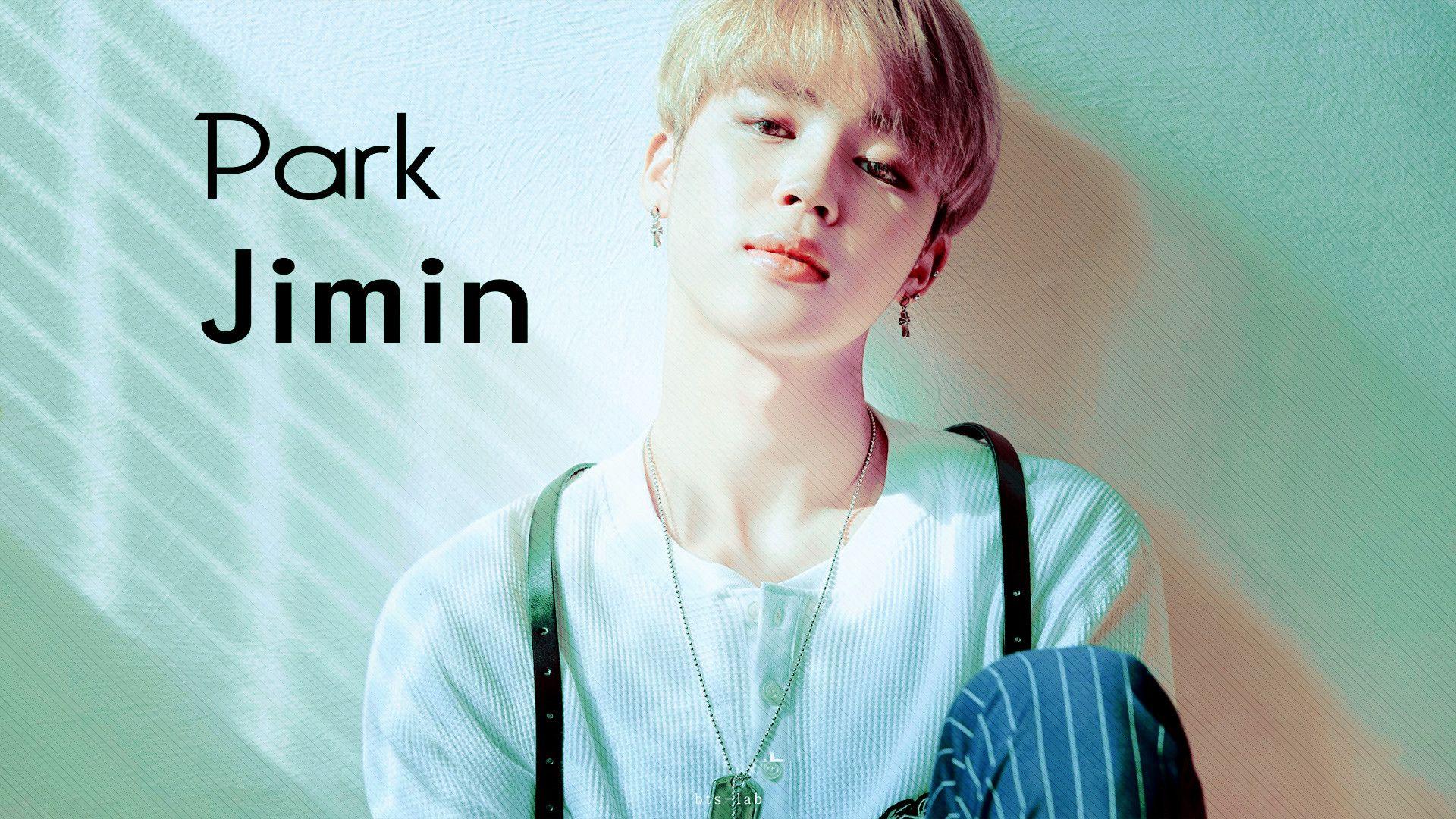 BTS Jimin Aesthetic Desktop Wallpaper