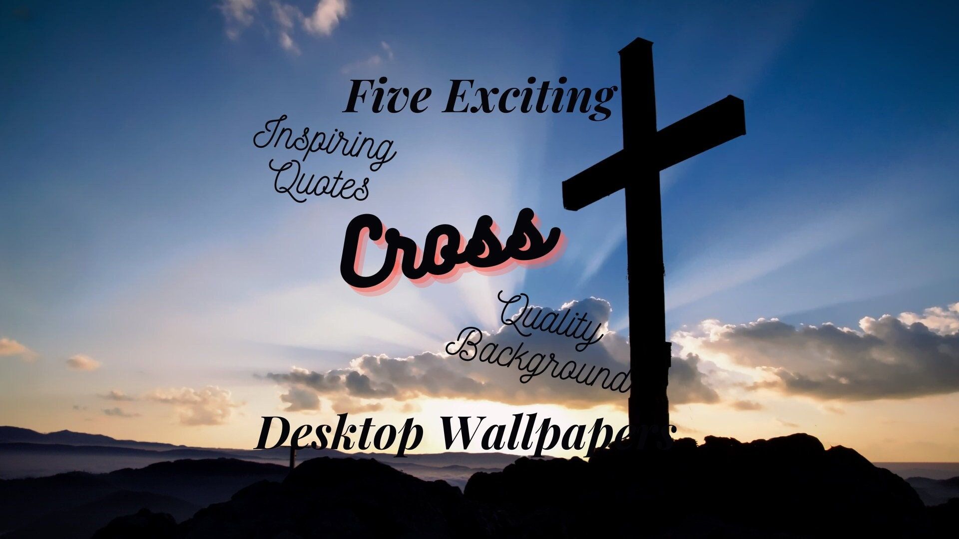 The Cross Desktop Wallpaper Luxurious