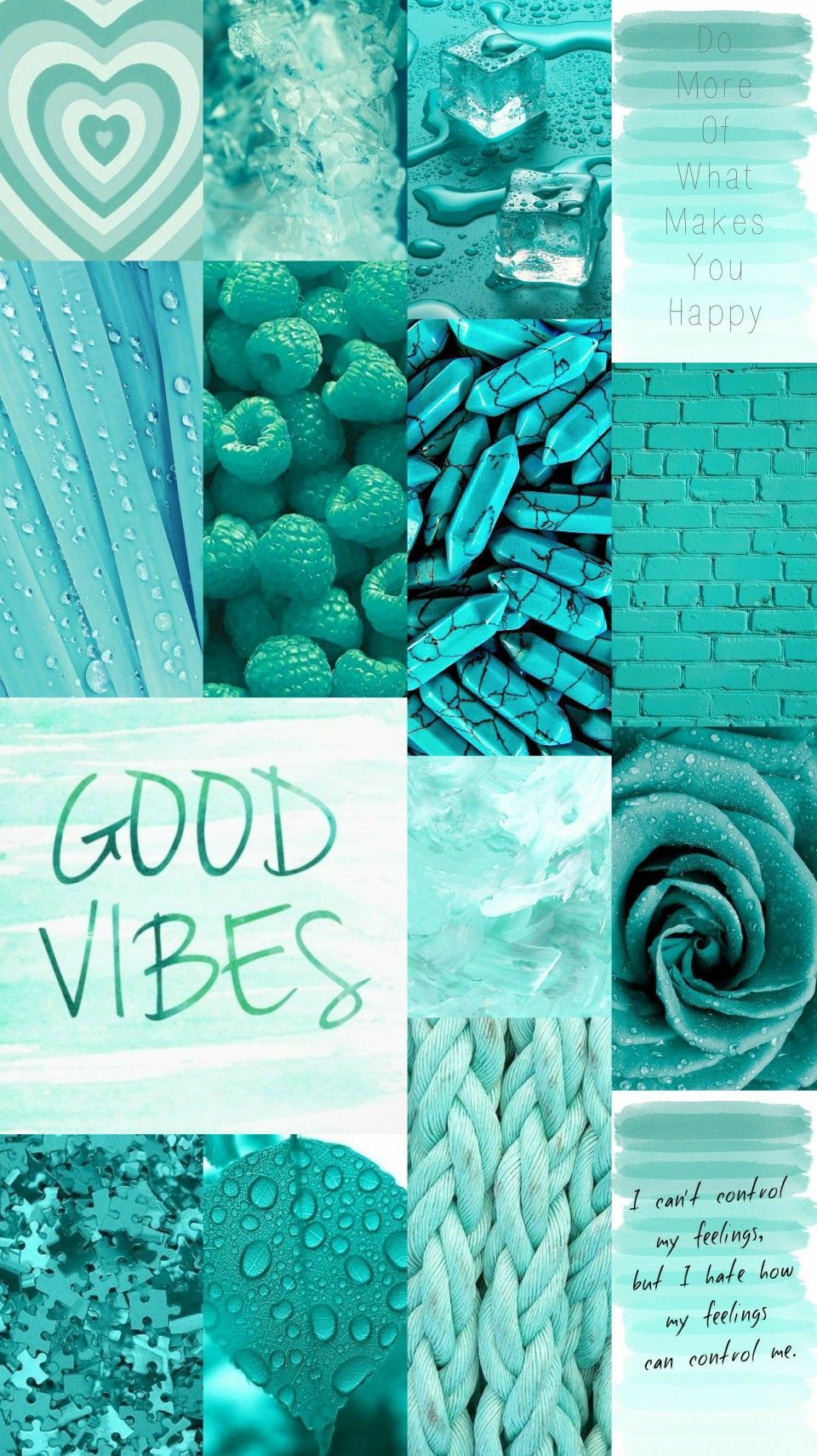 Turquoise aesthetic wallpaper