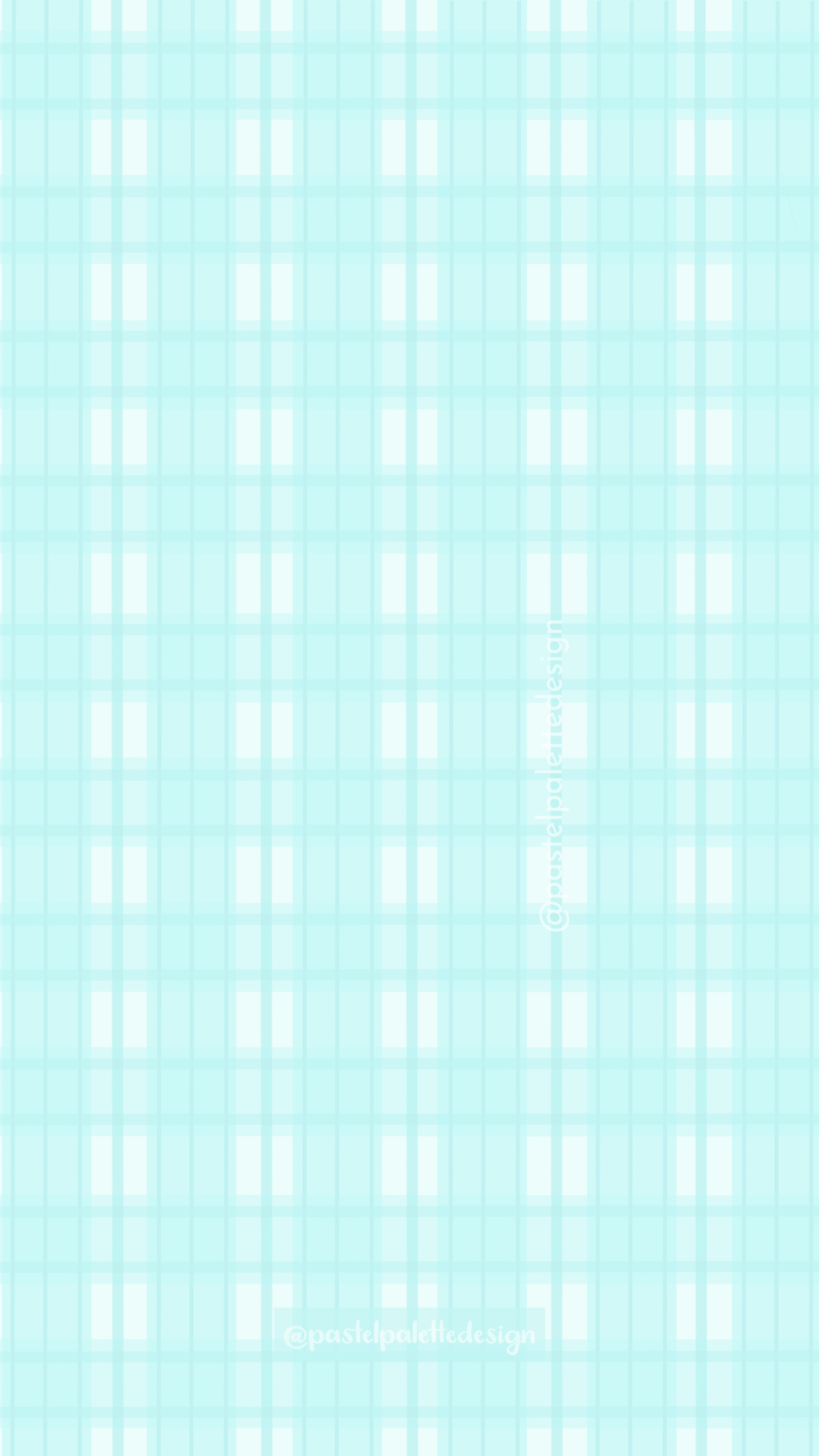 Turquoise plaid aesthetic wallpaper