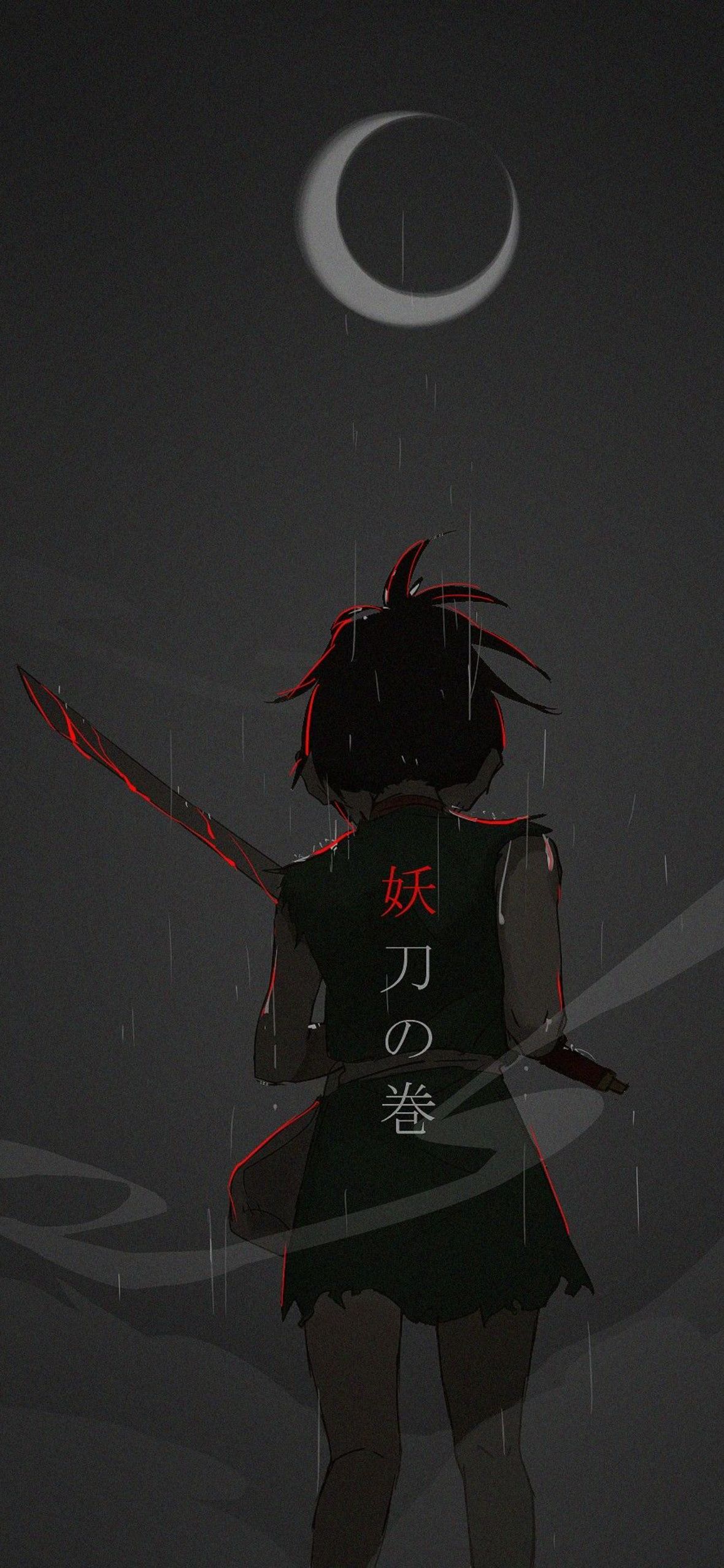 Dark Anime iPhone Wallpaper