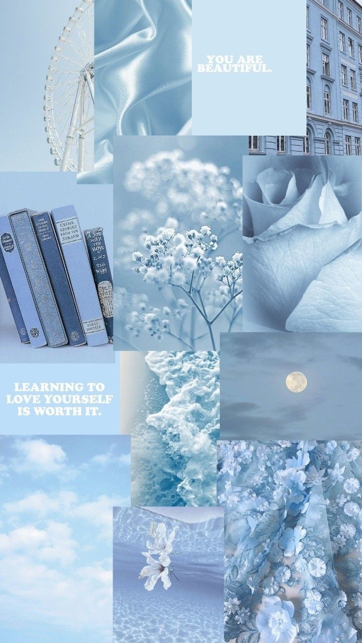 Light blue aesthetic wallpaper