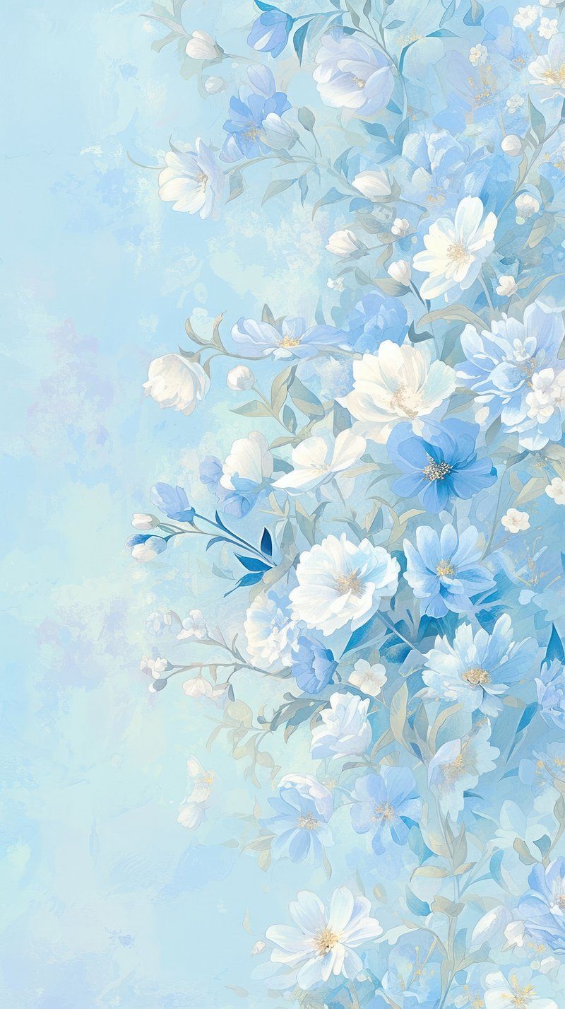 Light blue, soft blue