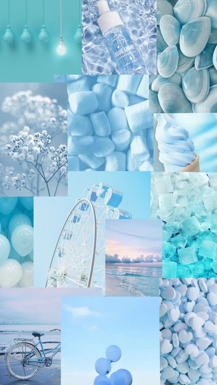 Light blue, soft blue