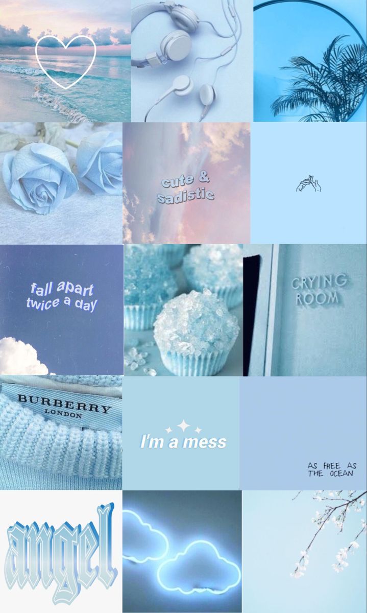 baby blue aesthetic