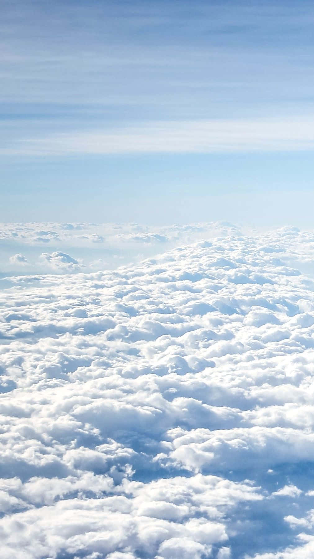 Blue Aesthetic Sea Cloud View Wallpaper