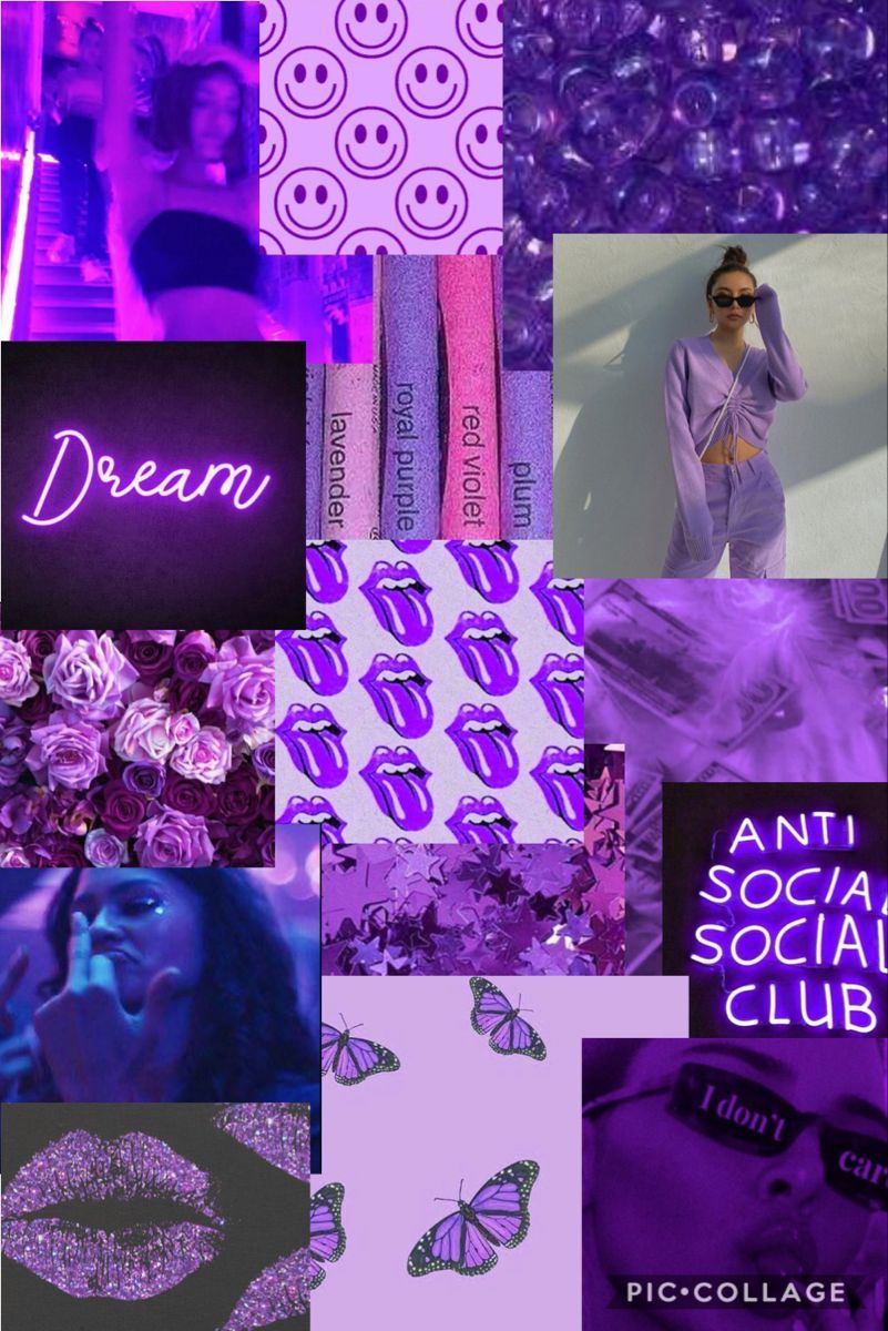 cute purple aesthetic wallpaper