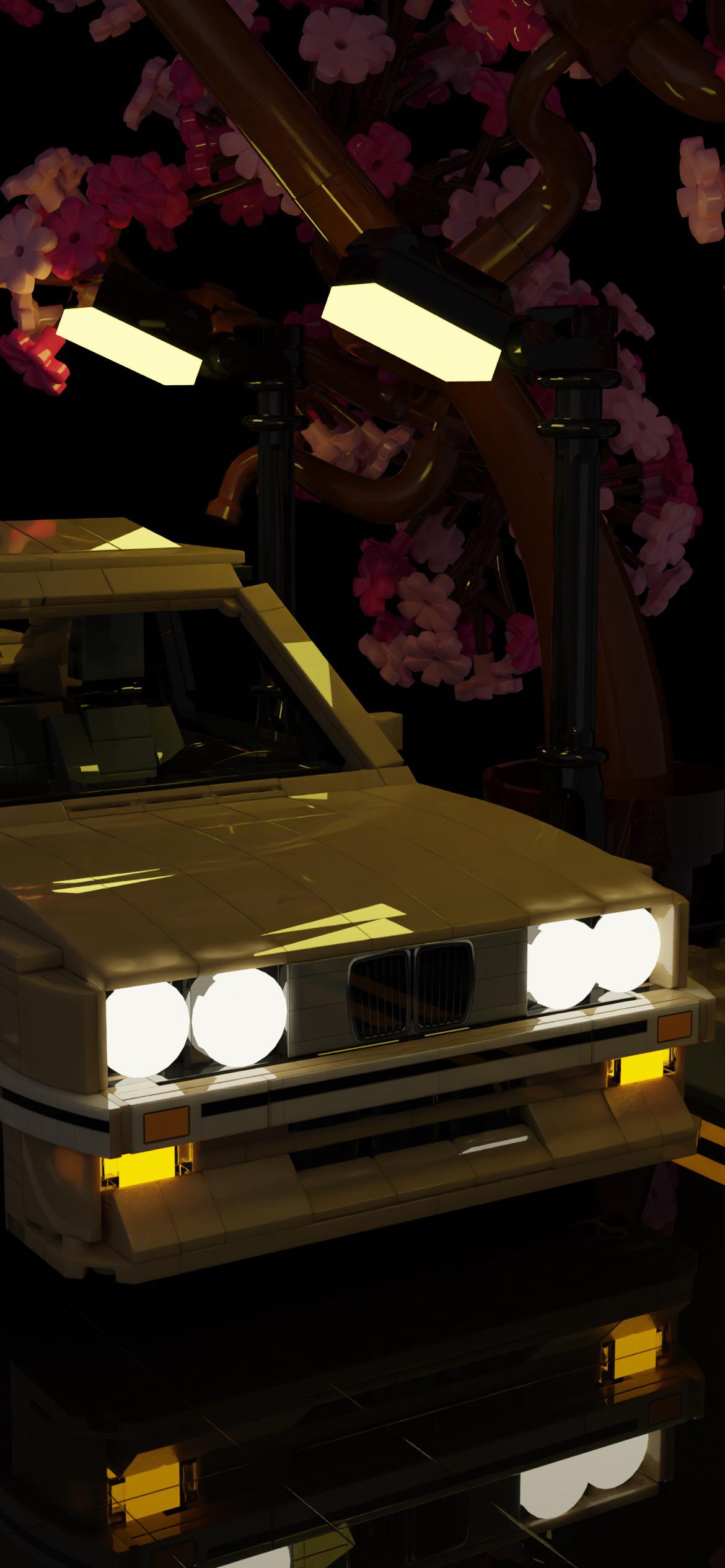 Lego car wallpaper (e30) I made using