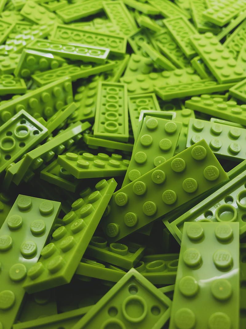 Green, lego