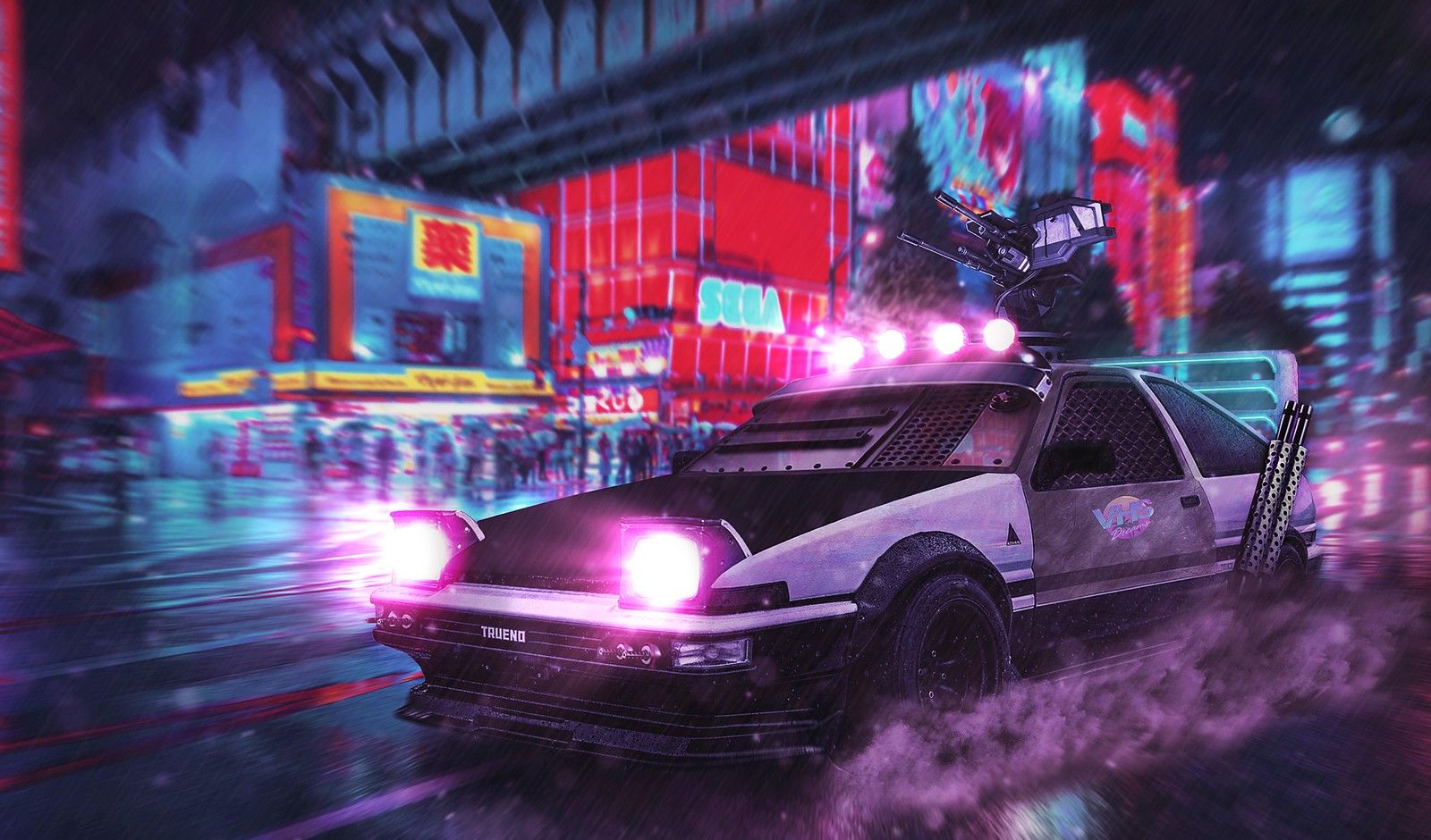 Toyota ae86 Trueno Vaporwave