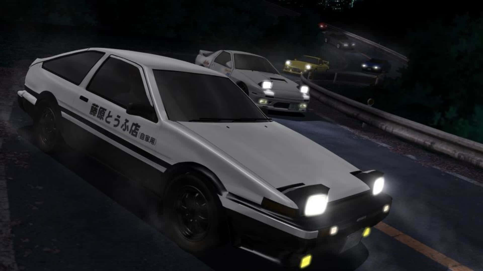 Toyota AE86 Curve Side Drift Initial D