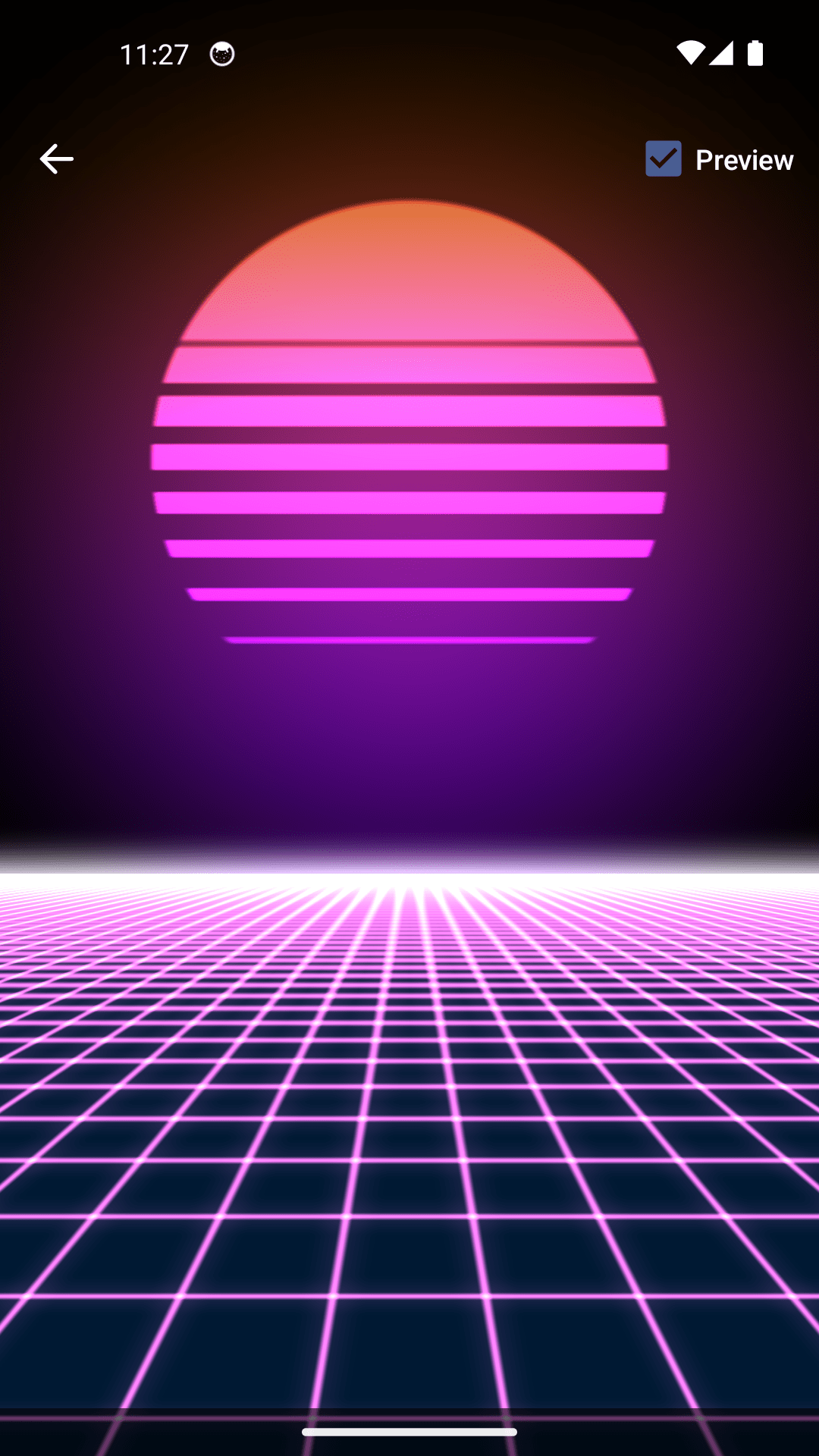 Retrowave Live Wallpaper, Cyberpunk