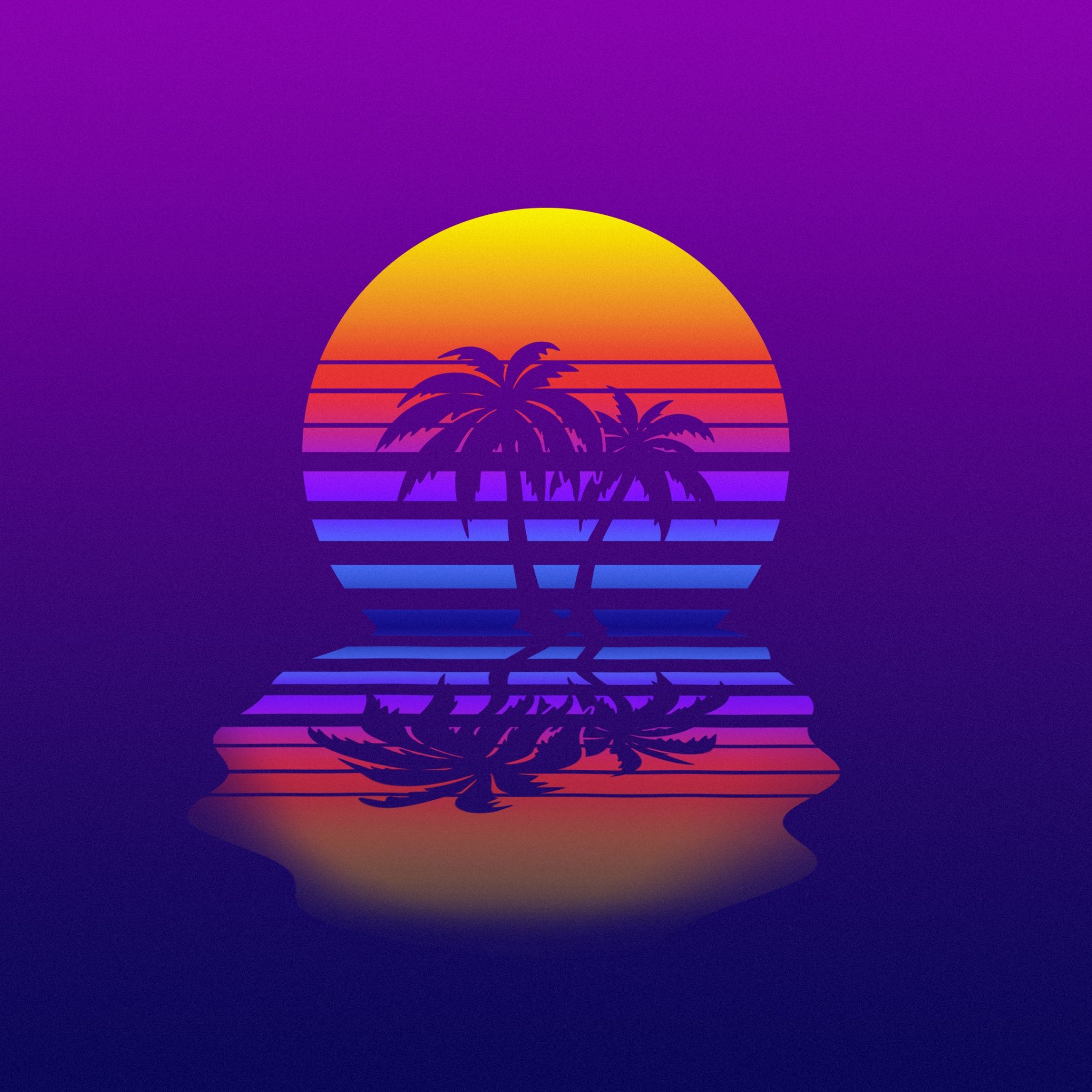 Synthwave Wallpaper 4K, Gradient