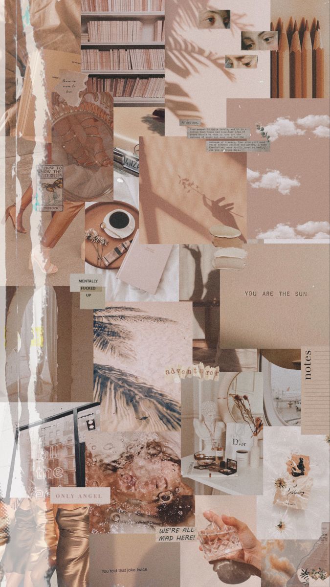 Beige Neutral Aesthetic Wallpaper