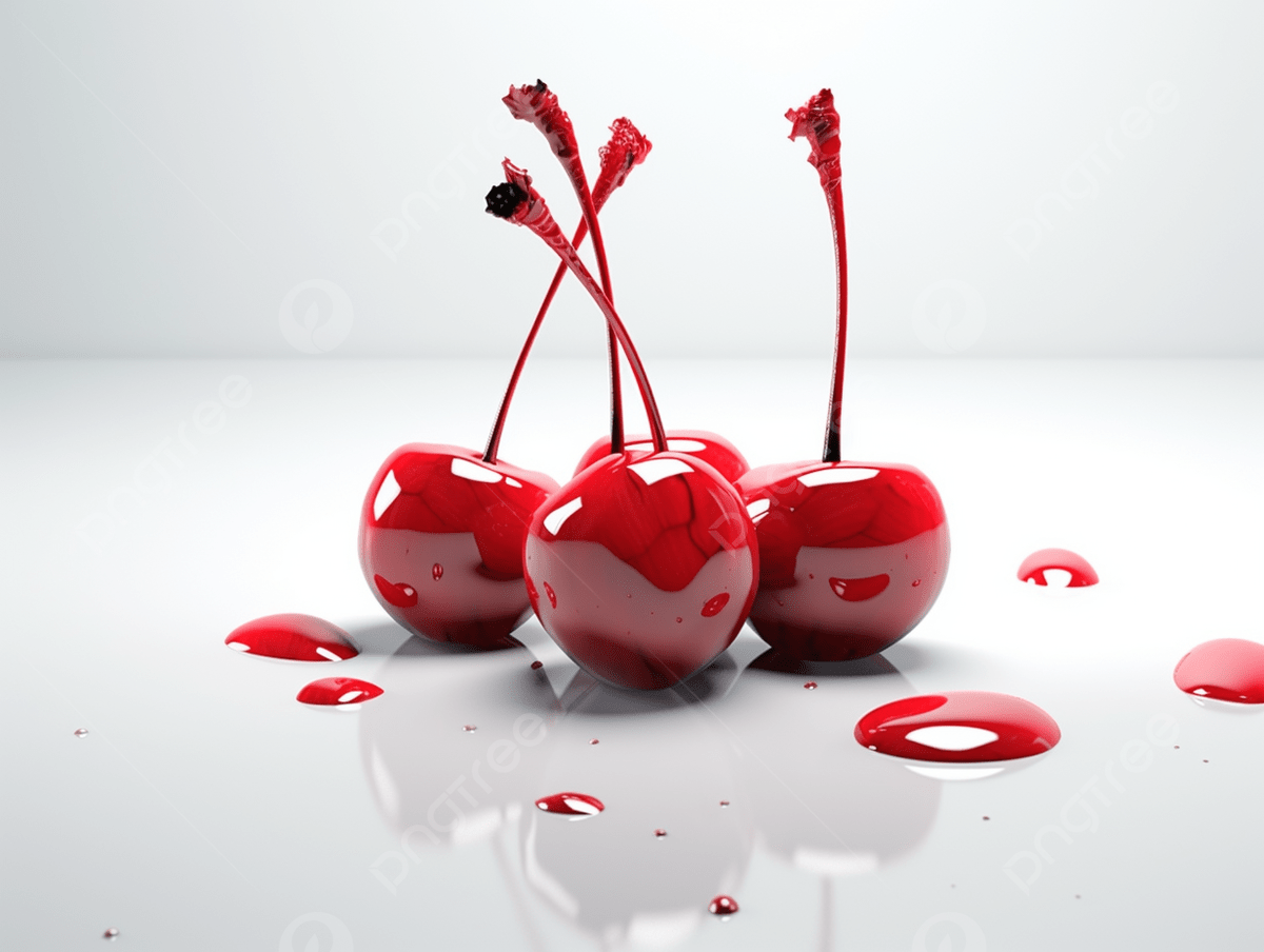 Three Cherry Wallpaper, 3D Art Cherry