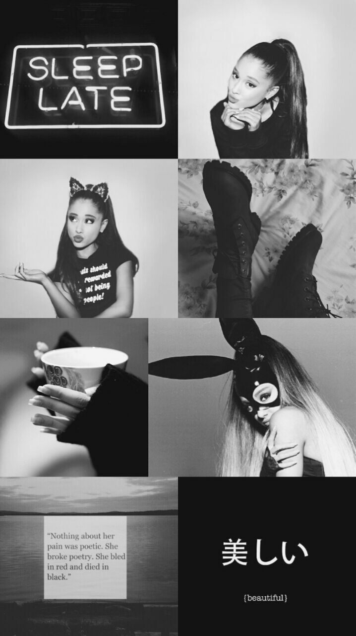 Ariana Grande Collage Wallpaper