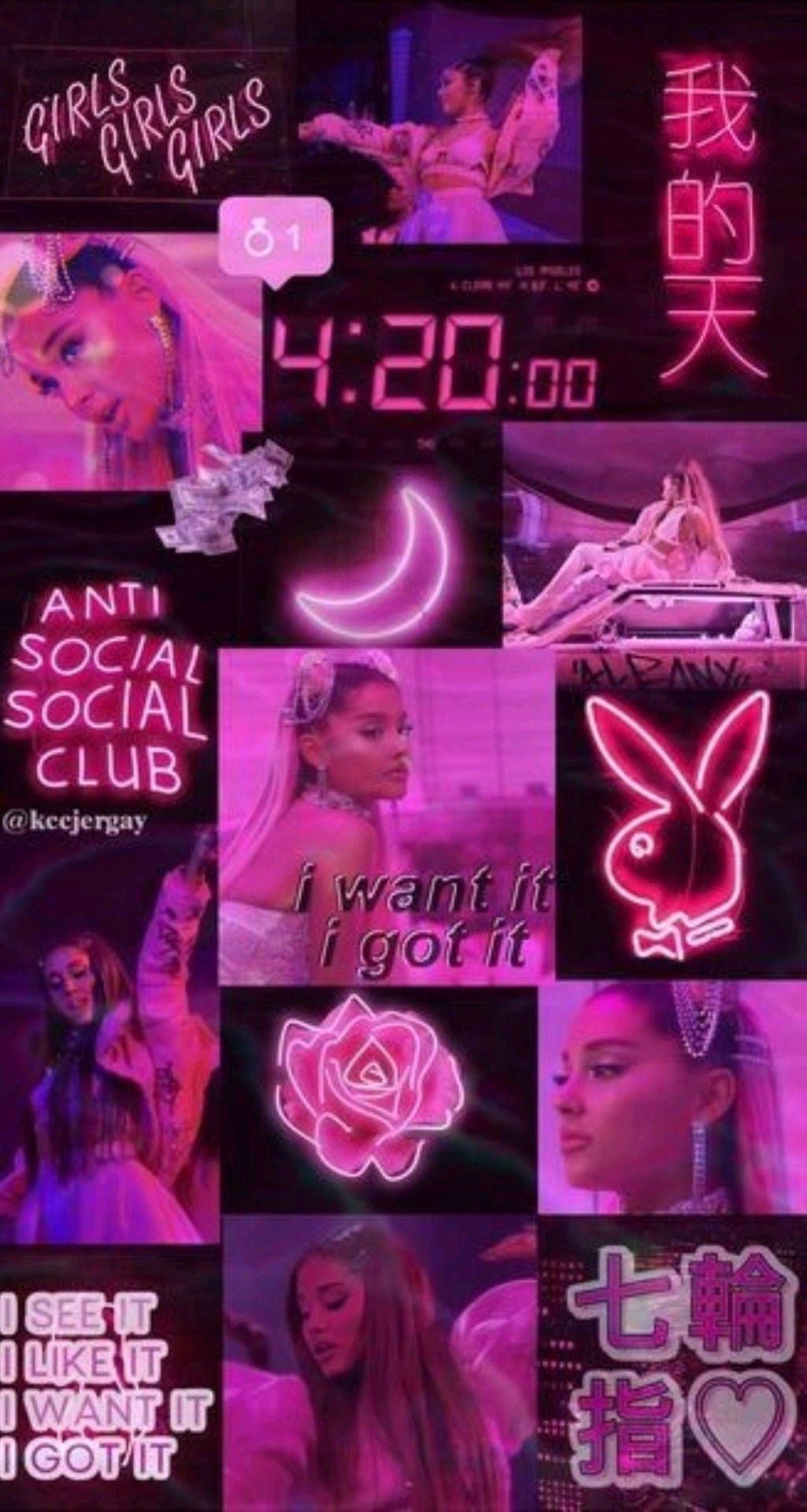 Download free Ariana Grande Black Pink