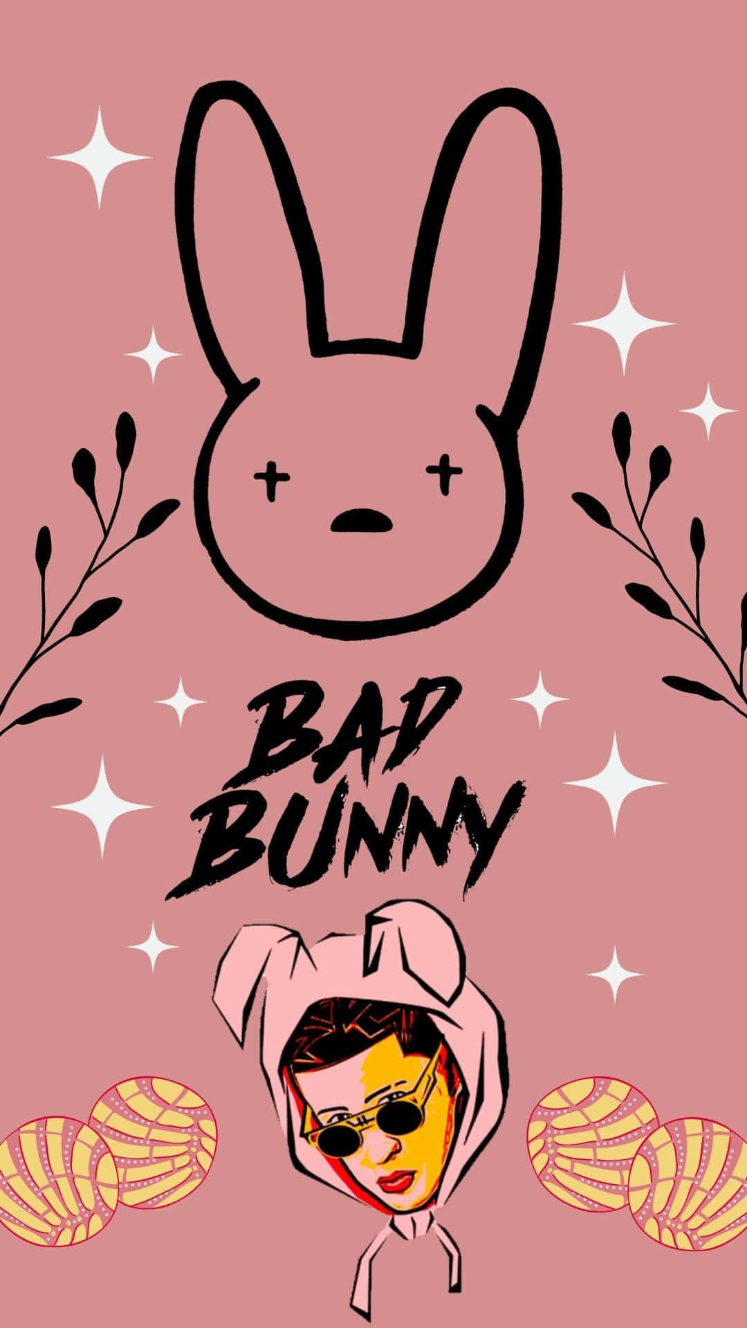 Bad Bunny Pink Aesthetic Wallpaper