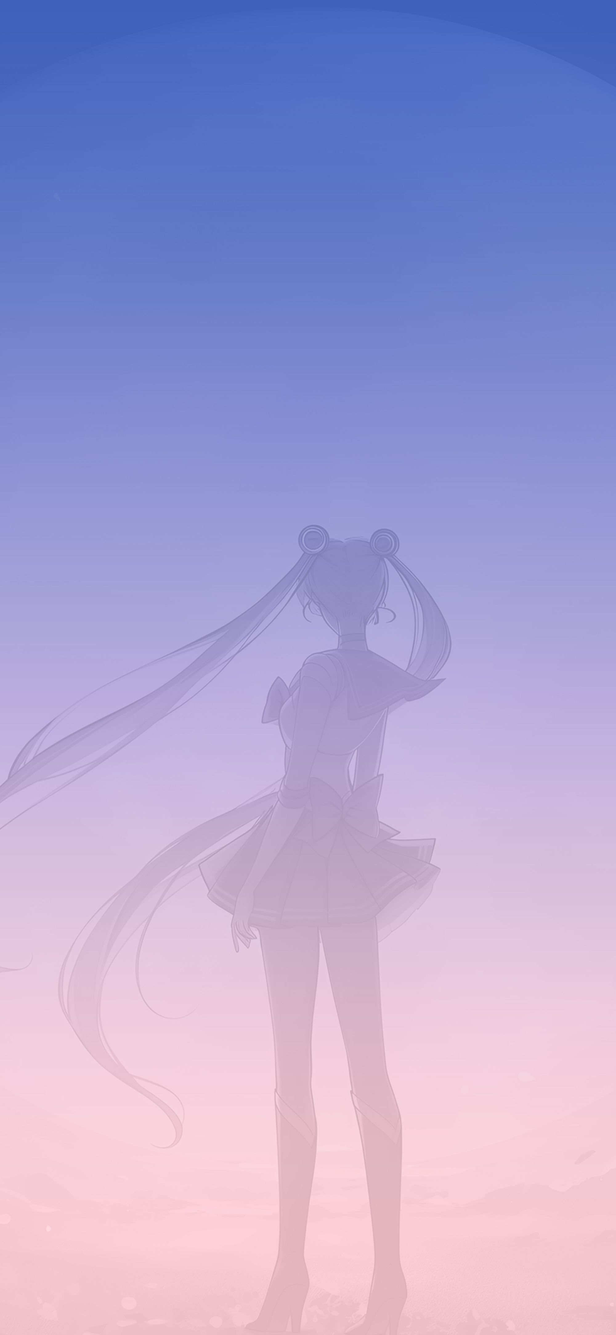 Sailor Moon Pink Moonlight Silhouette