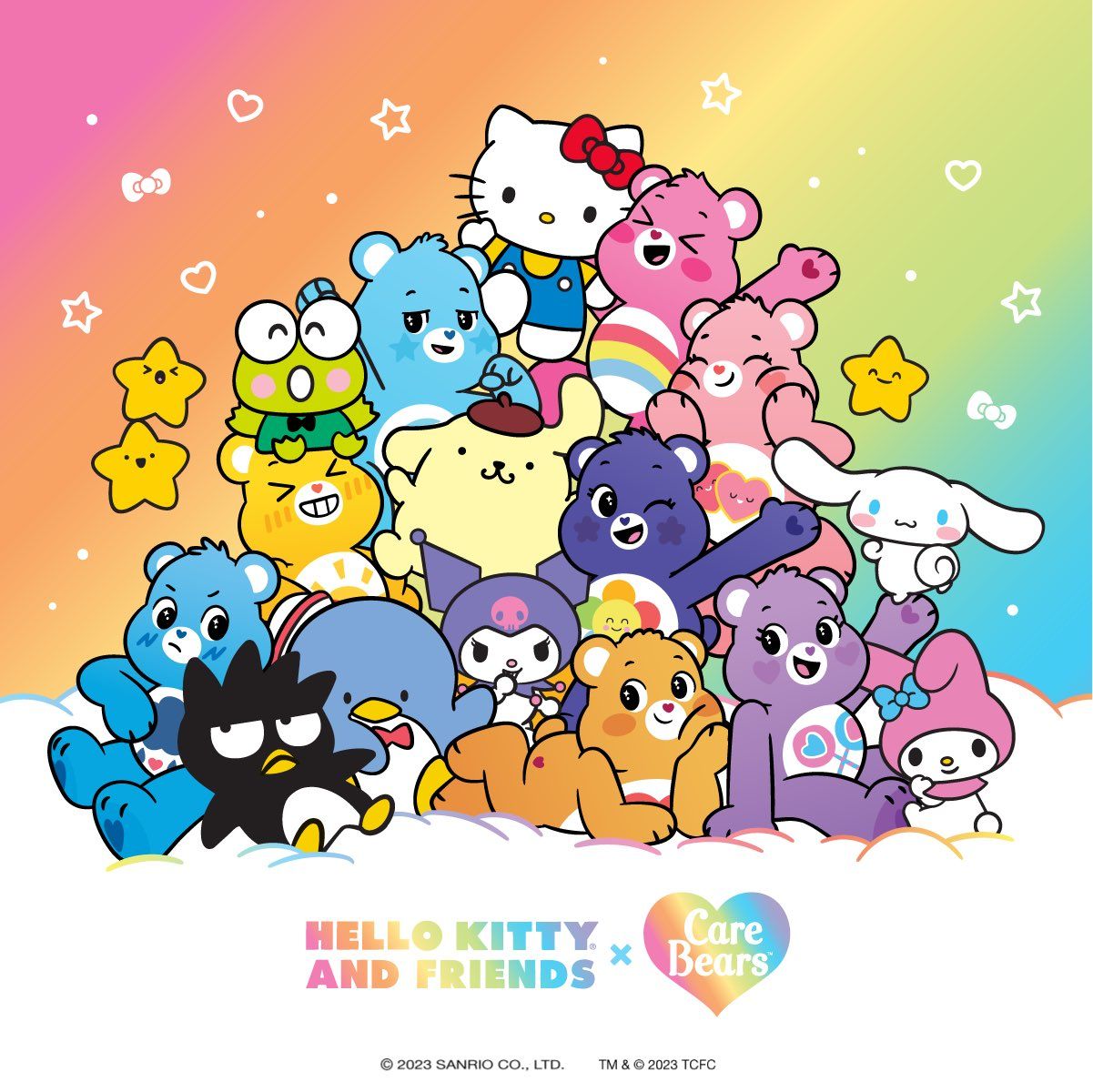 Hello Kitty and Friends x Care Bears is