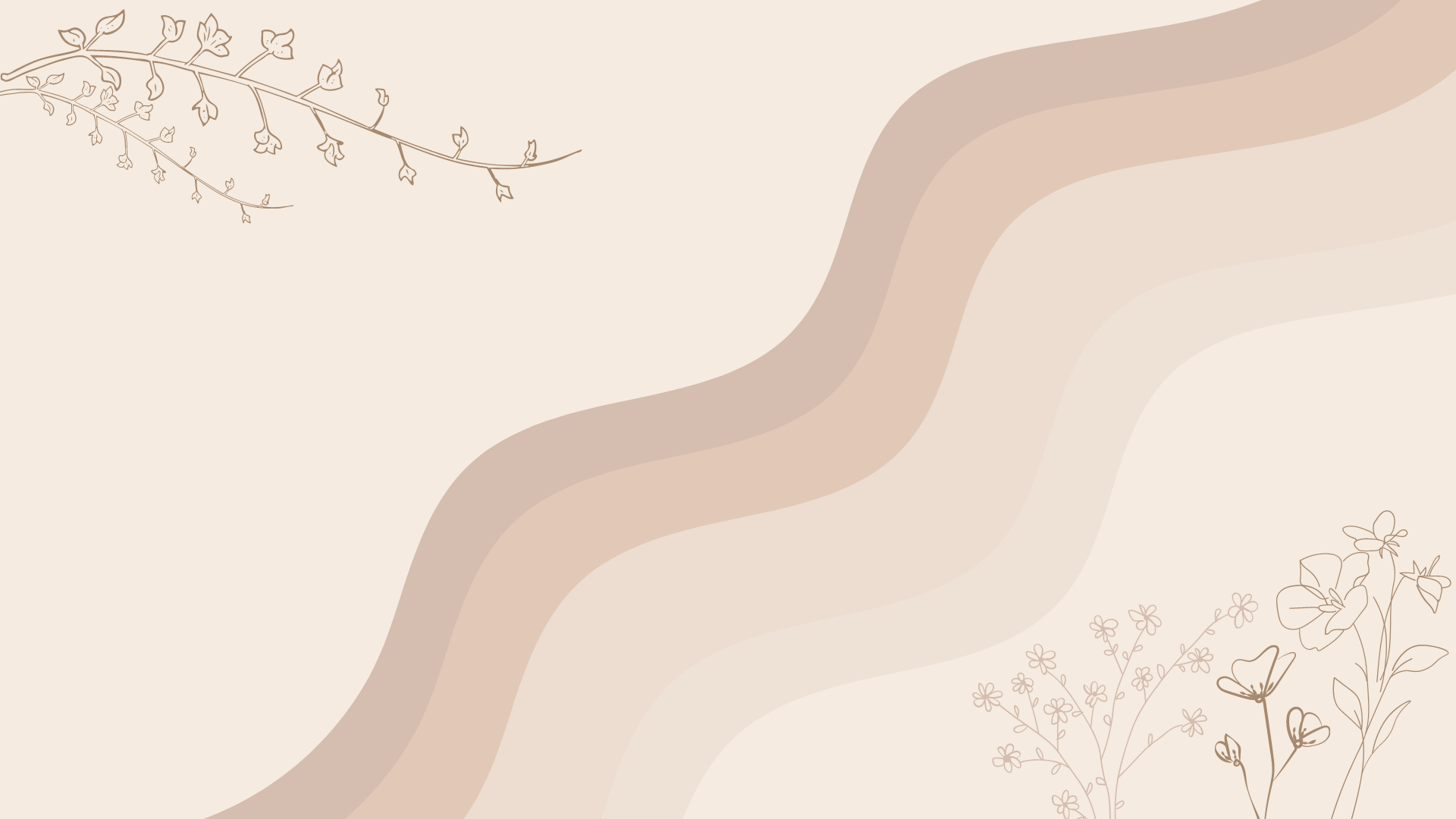 Beige Minimalist Wallpaper