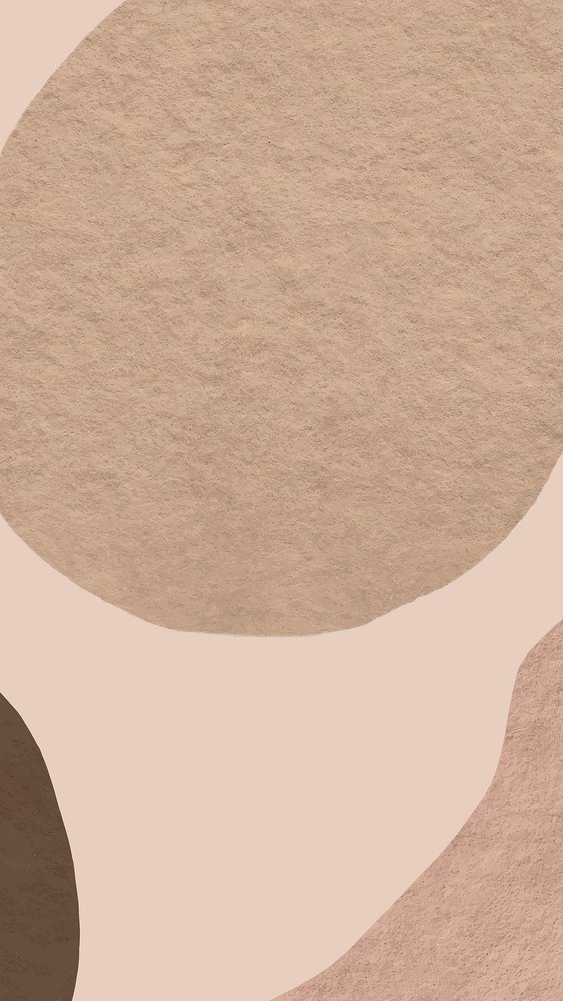 Beige vector minimal mobile wallpaper