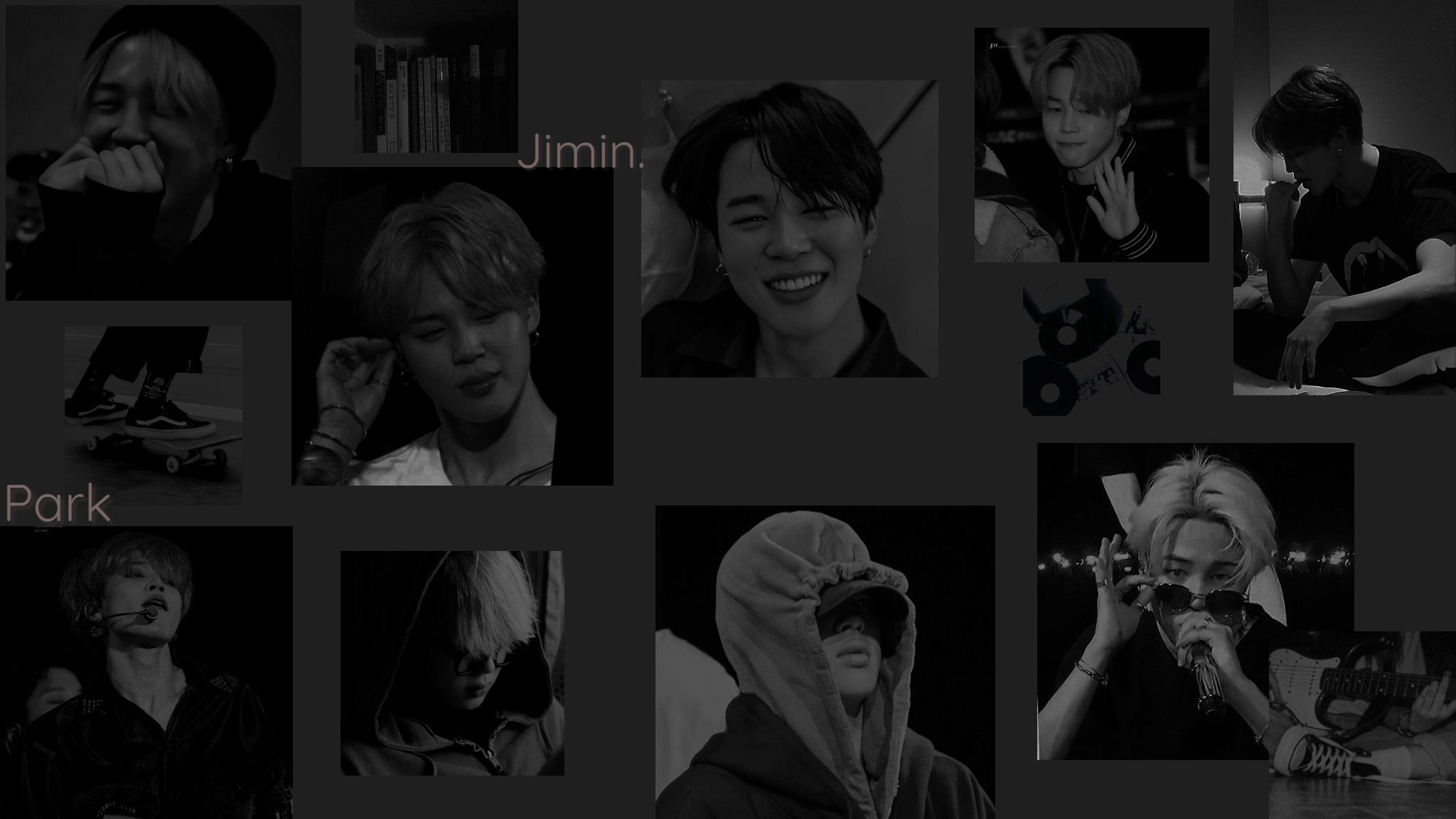 Jimin Aesthetic Wallpaper Dark