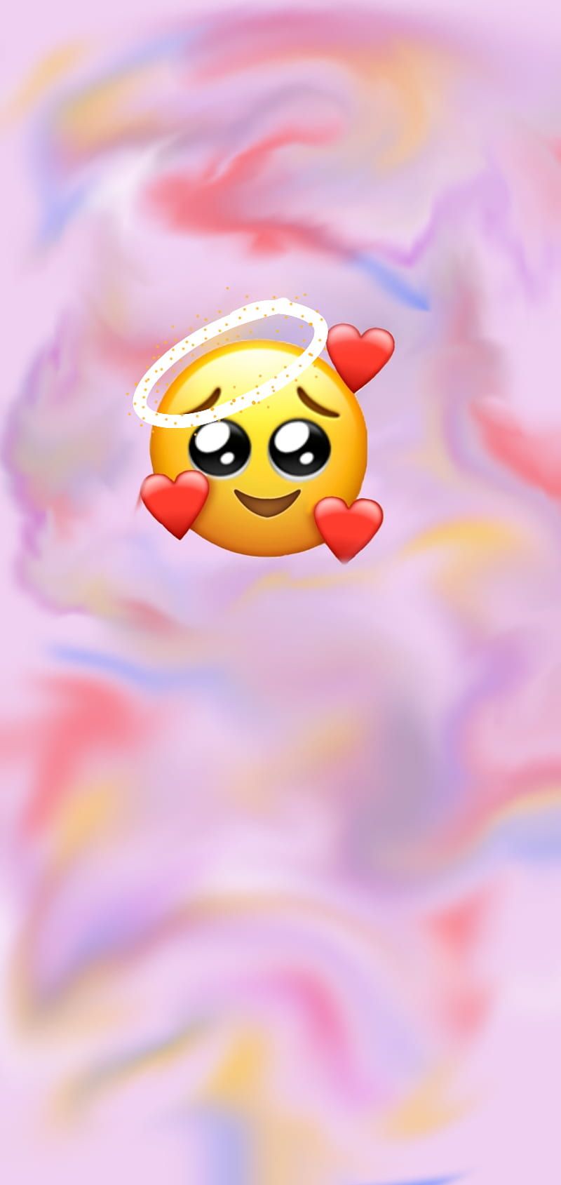 HD aesthetic emoji wallpaper