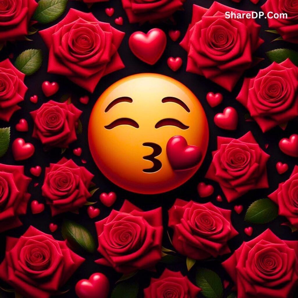 Kiss Emoji Image, DP, Picture, Photo