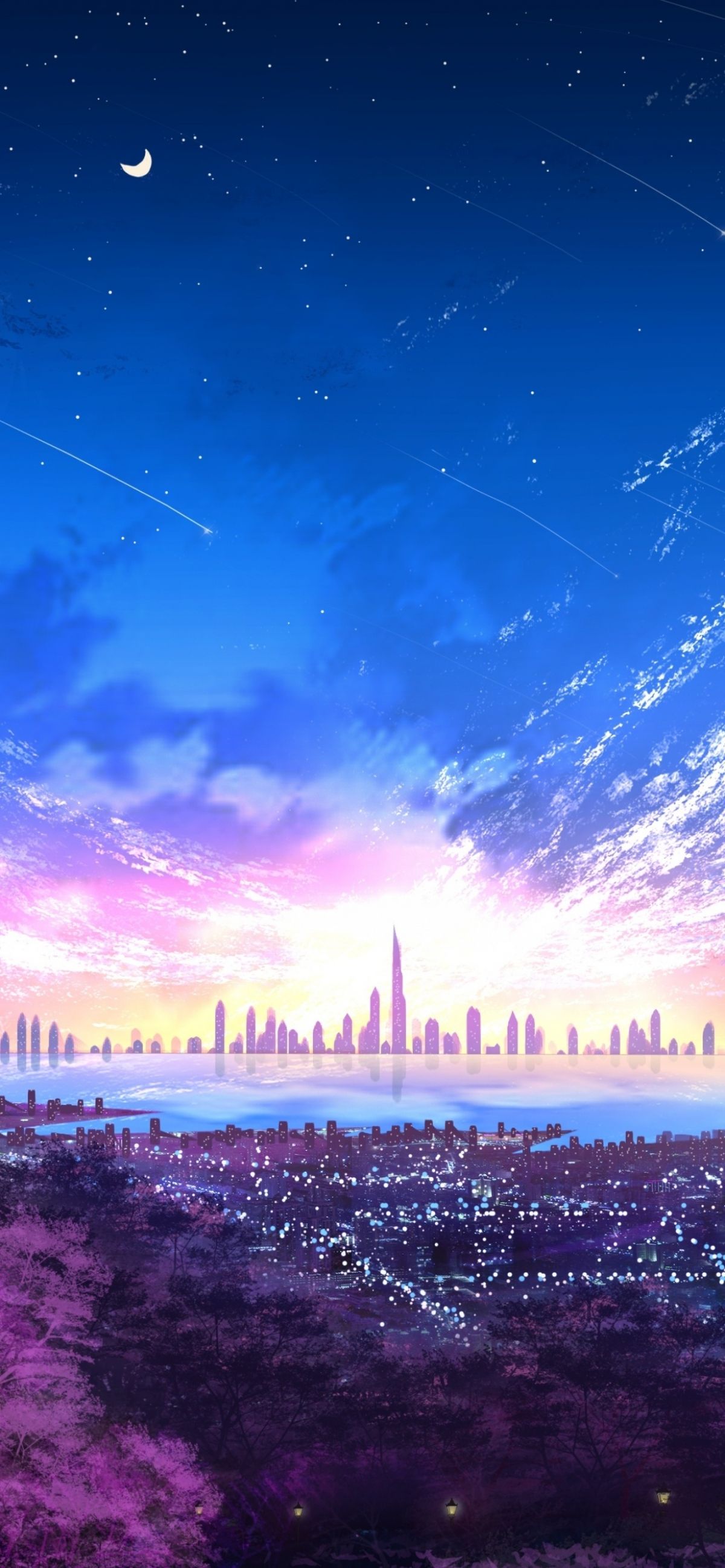 Most Popular Anime Style City Skyline