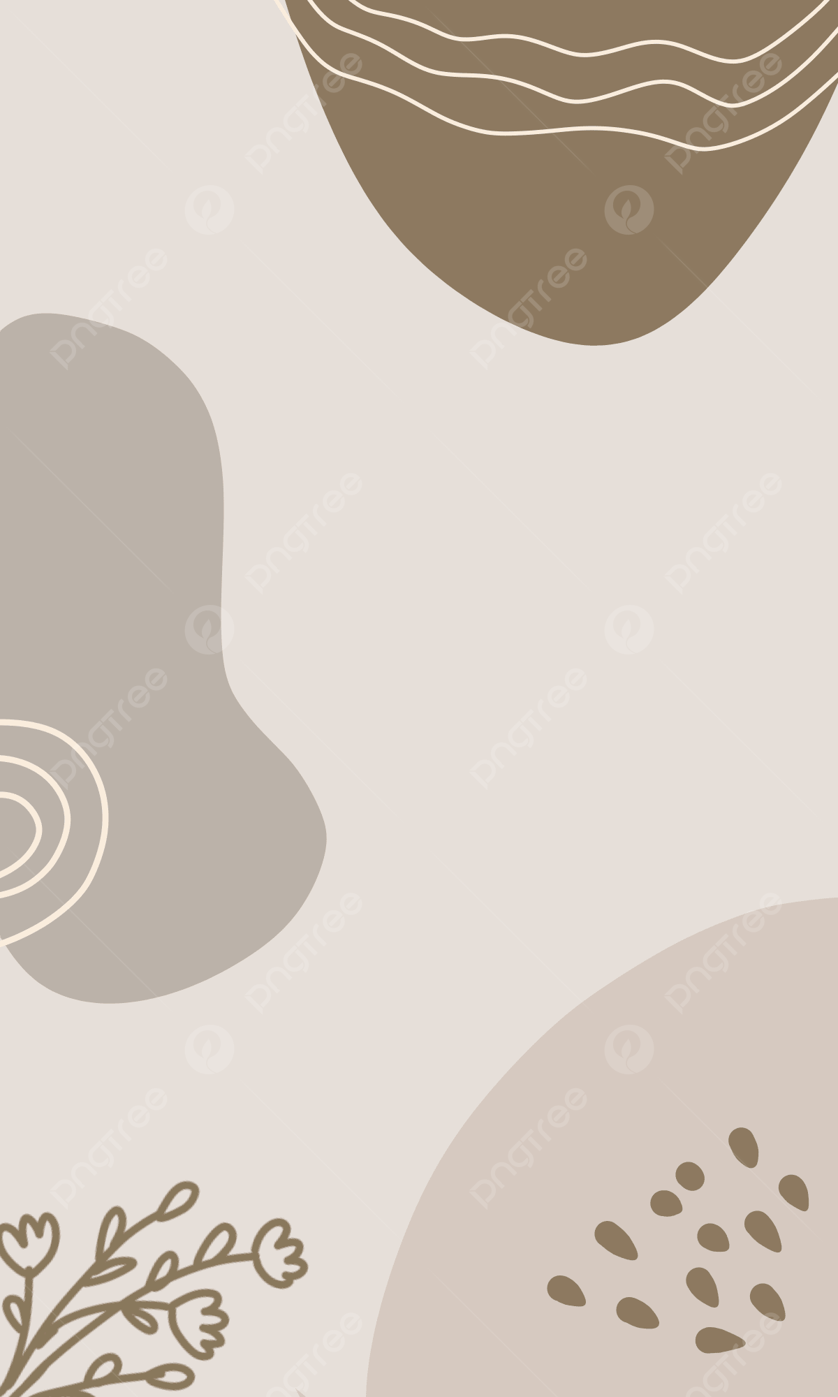 Simple Aesthetic Brown Background