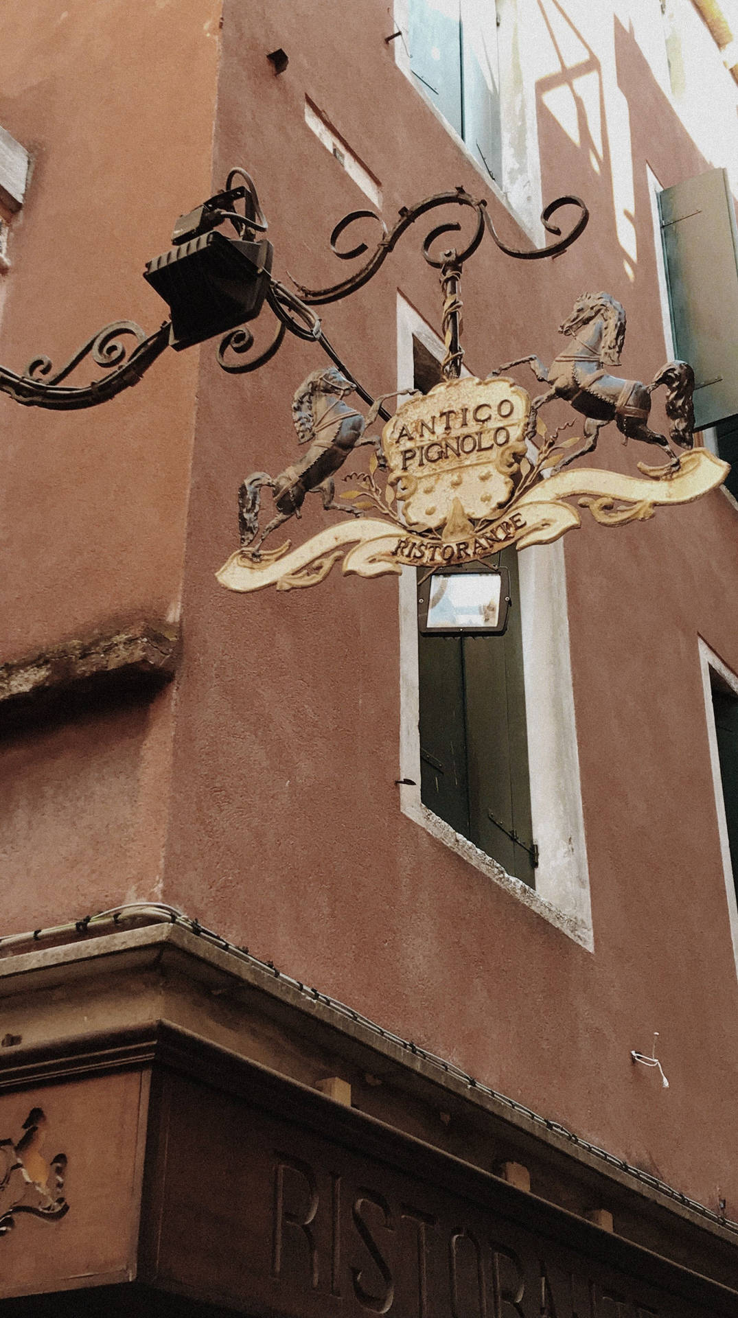 Antique Brown Aesthetic Building