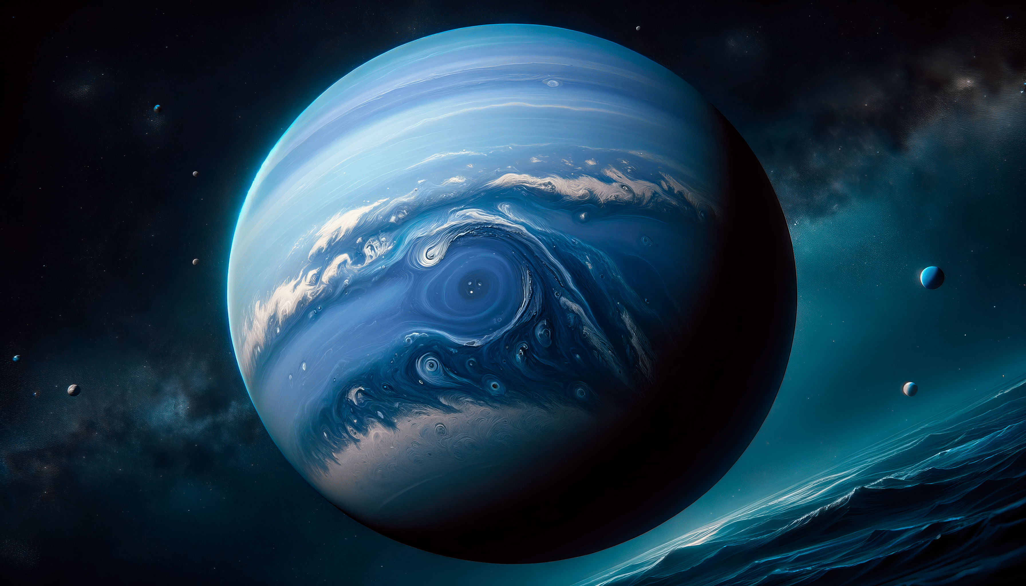 Majestic Neptune Planet HD Wallpaper