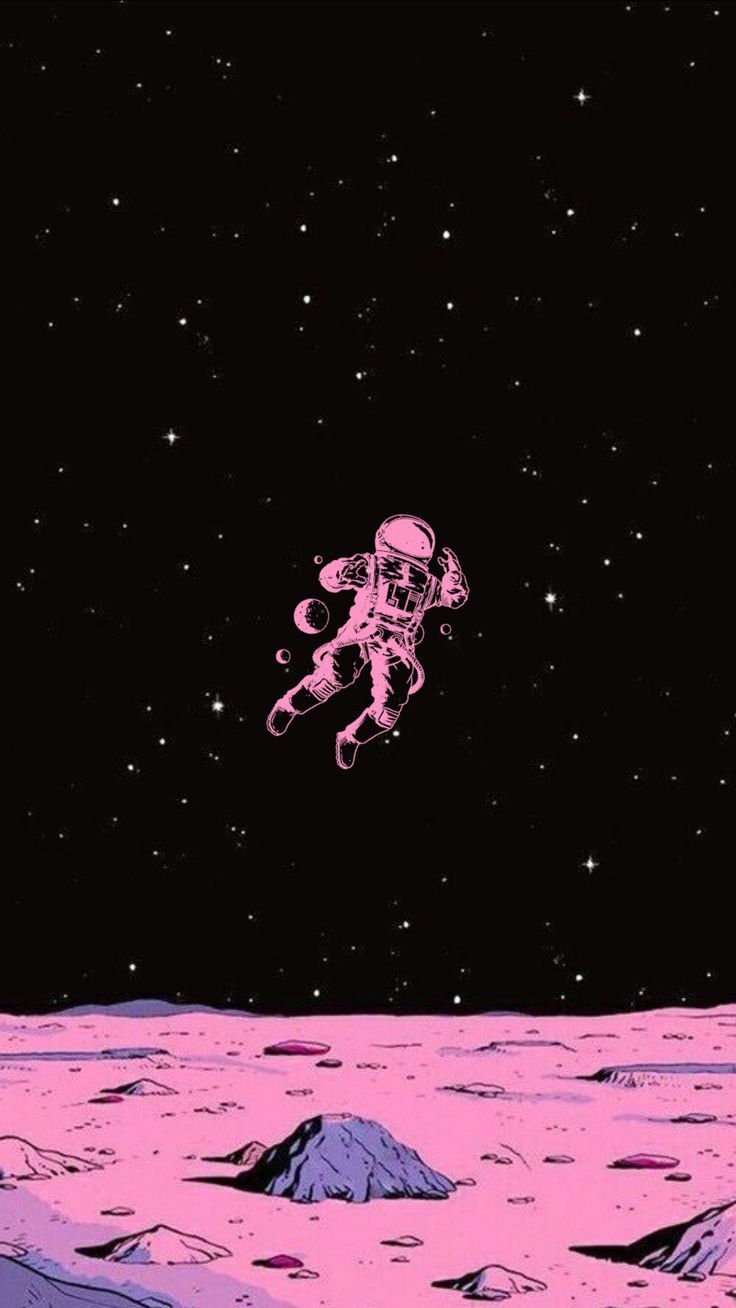 Pink Space Aesthetic Wallpaper Lockscreen