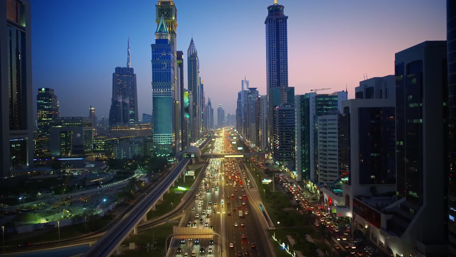 Dubai Night Live Wallpaper