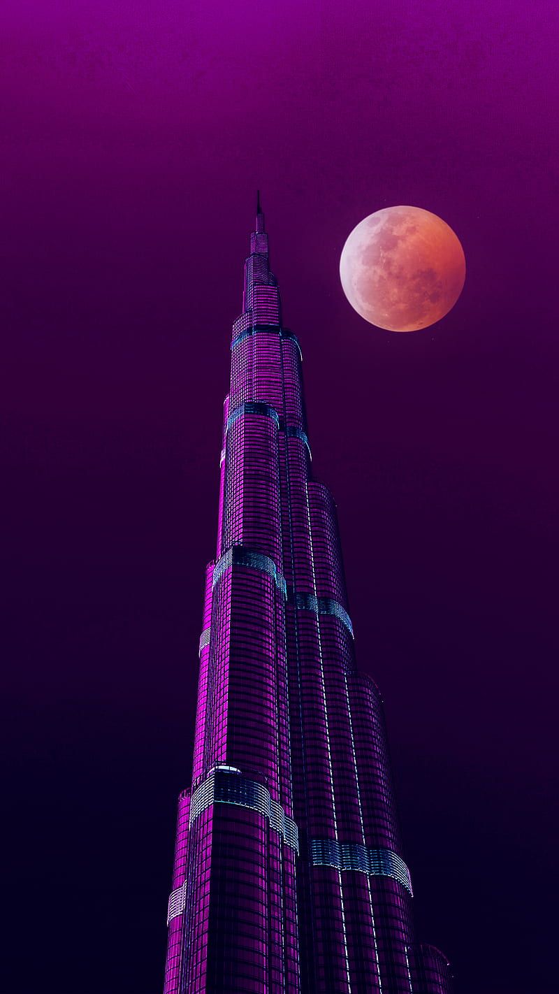 Pink, dubai, HD phone wallpaper