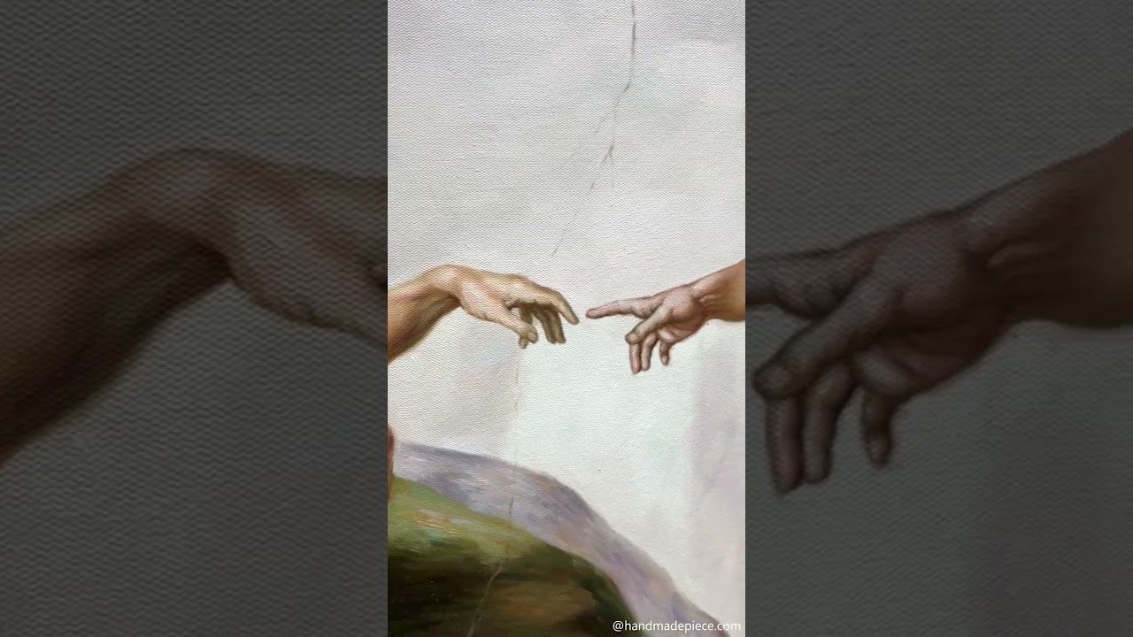 The Creation of Adam Oil Painting