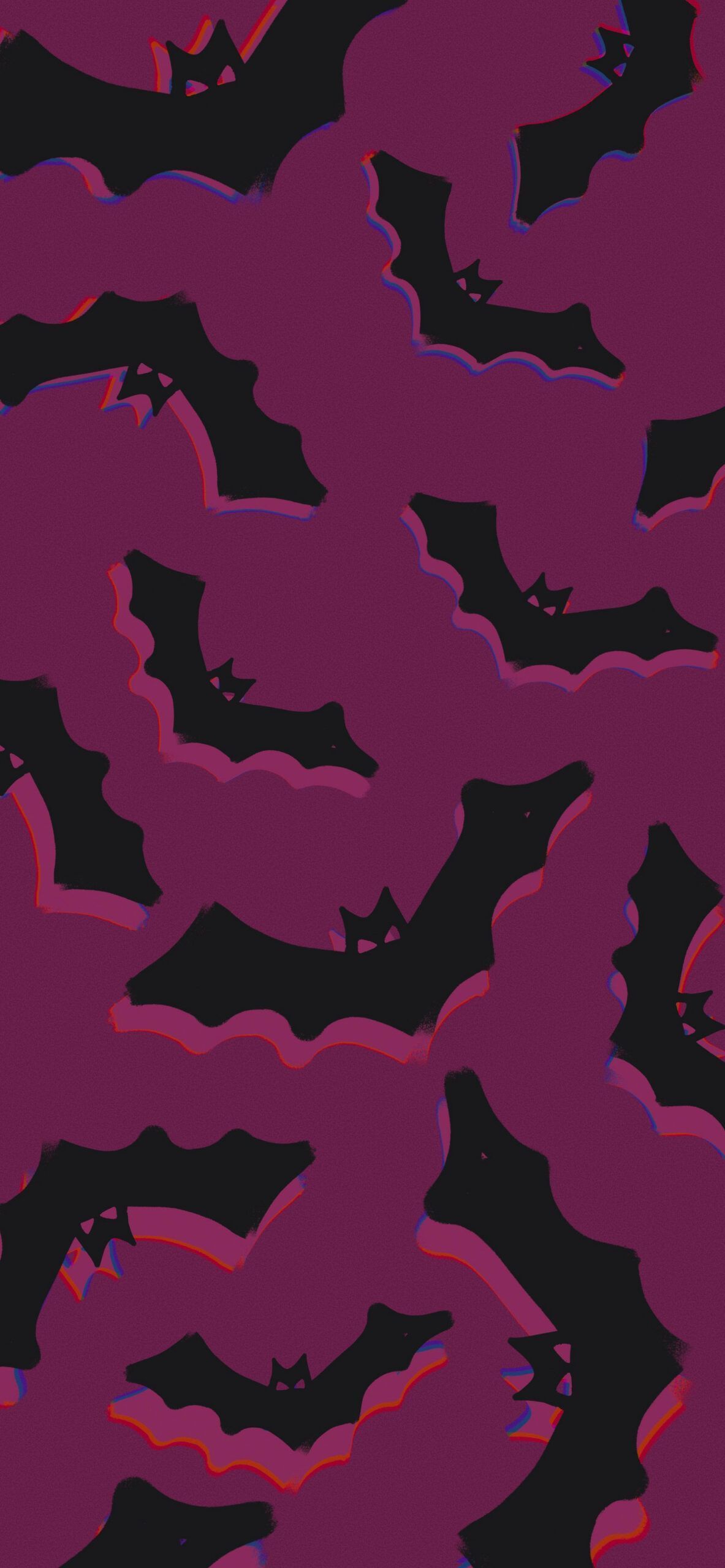 Halloween Bat Wallpaper Aesthetic Wallpaper for iPhone